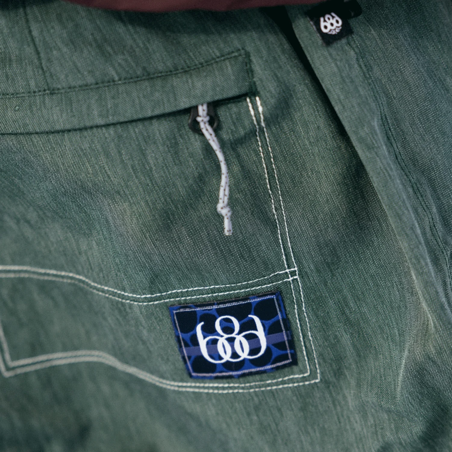 686 Men's Dojo Pant 2025 Forest Green Denim - Image 4