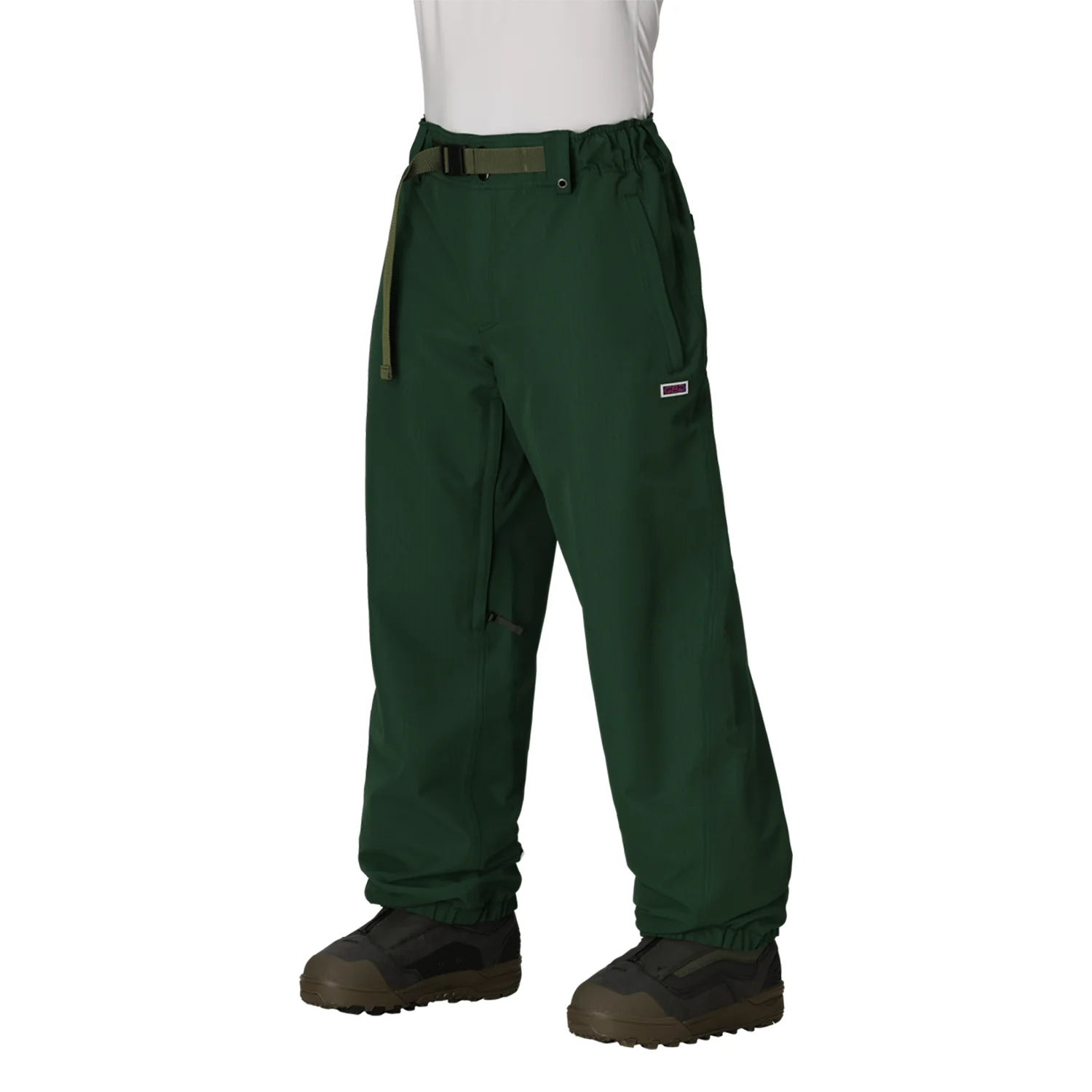 686 Men's Dojo Shell Pant 2026 Moss Green Ripstop - Image 2