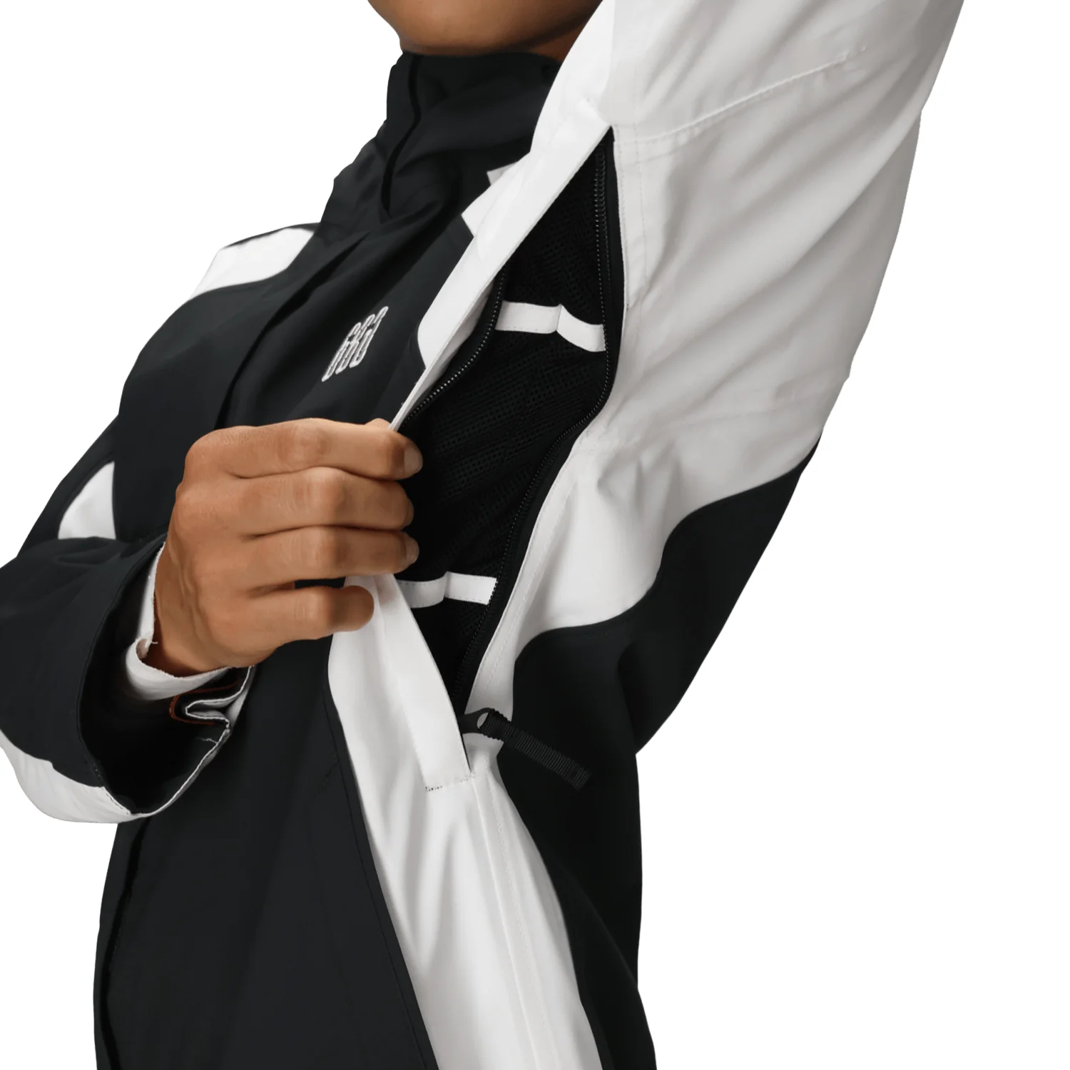 686 Women's Hologram Shell Jacket 2026 Black Colorblock - Image 6