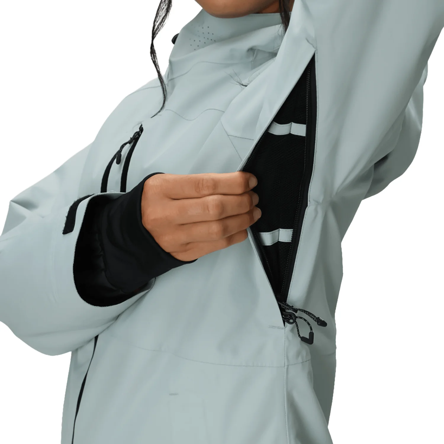 686 Women's Hydra Thermagraph Jacket 2026 Dusty Marine - Image 5