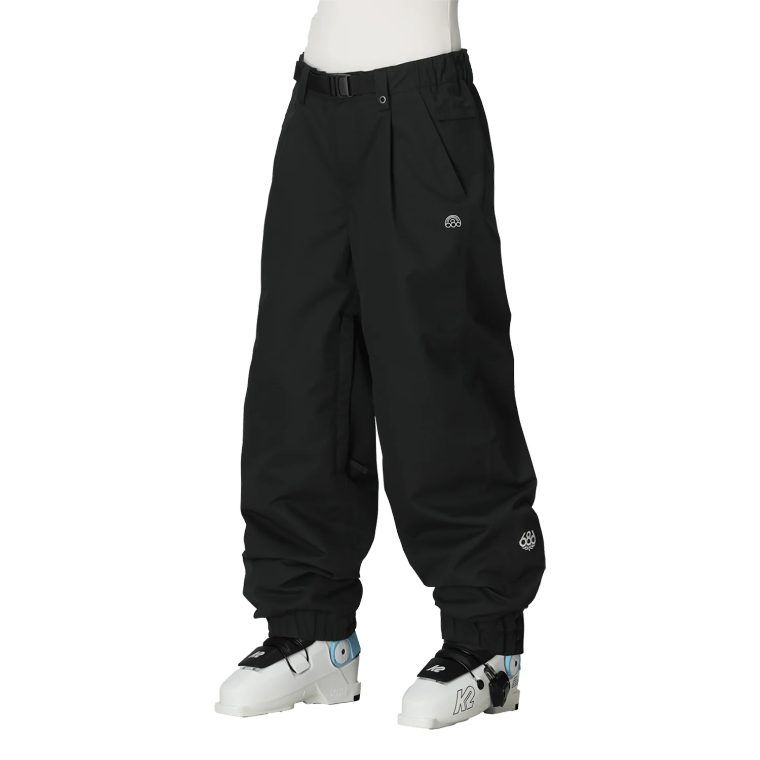 686 Women's Outline Shell Pant 2026 Black - Image 2
