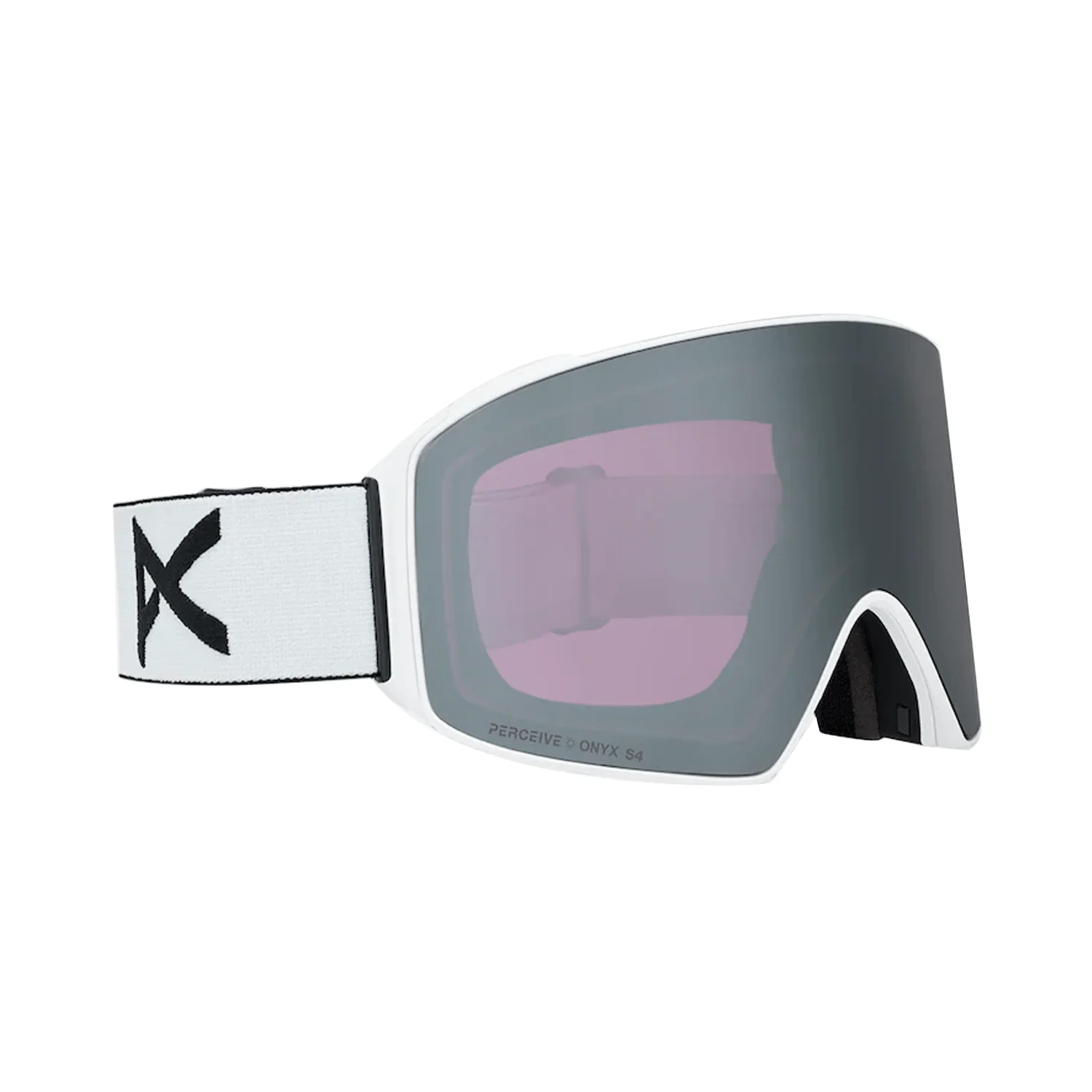 Anon M4 Cylindrical Low Bridge Fit Goggles White/Perceive Sunny Onyx + Perceive Variable Violet - Image 3