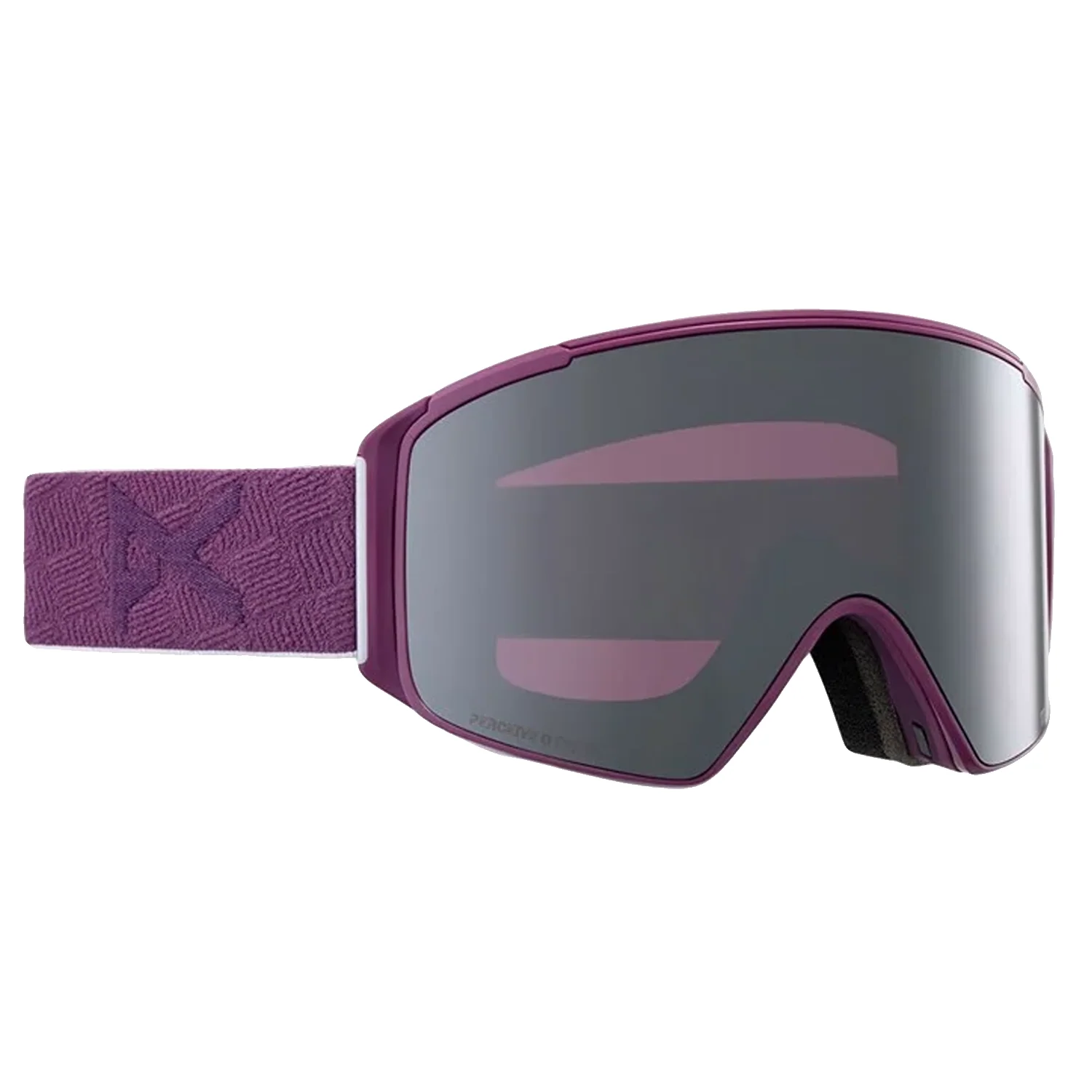 Anon M4S Cylindrical MFI Low Bridge Fit Goggles Flight Attendant/Perceive Sunny Onyx + Perceive Variable Violet - Image 2