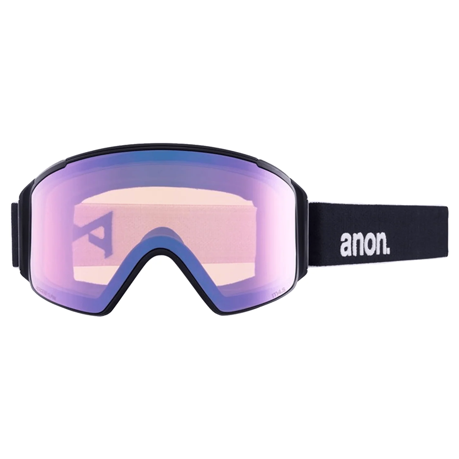 Anon M5 Low Bridge Fit Goggles Black/Perceive Variable Blue + Perceive Cloudy Pink - Image 2