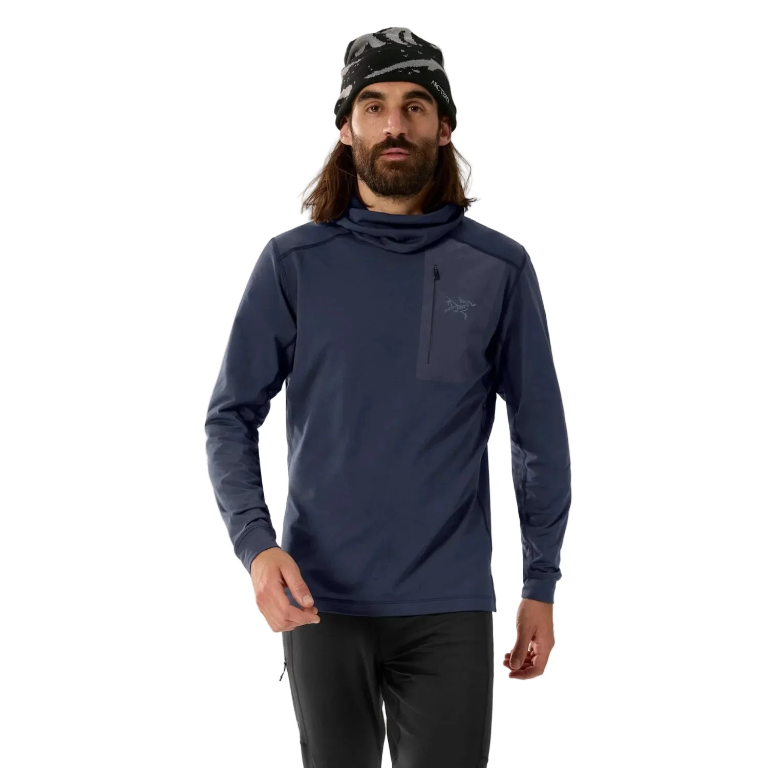 Arc'teryx Men's Rho LT Hoody 2026 Black Sapphire