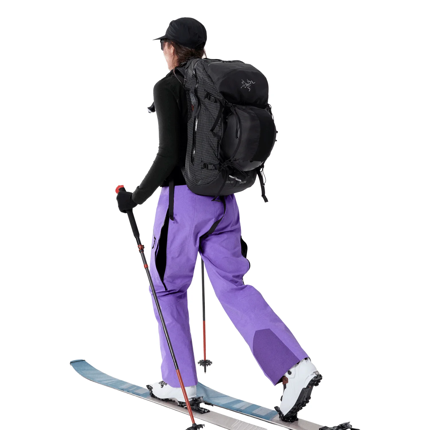 Arc'teryx Women's Rush Bib Pant 2026 Aster/Black - Image 4