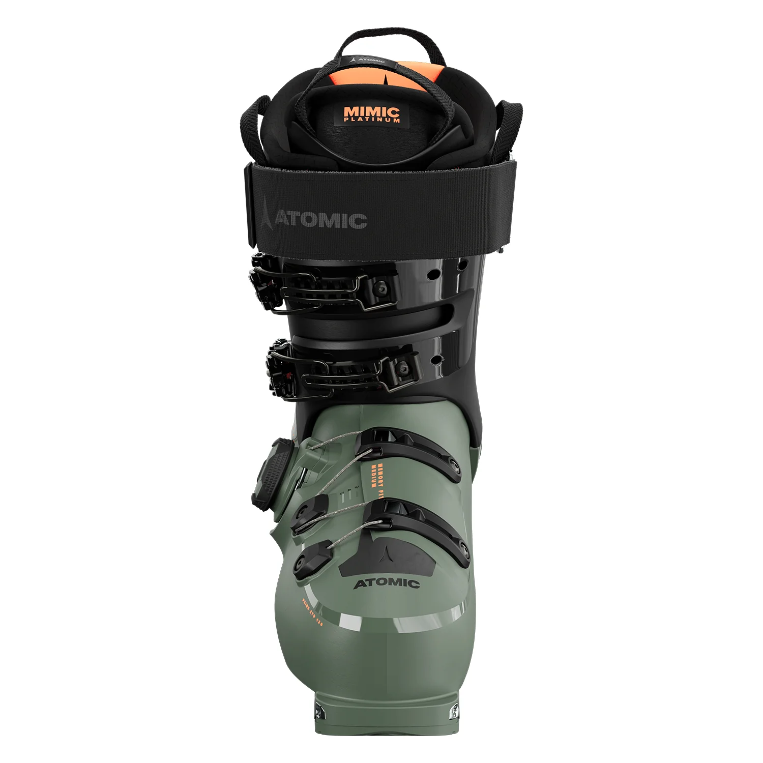 Atomic Hawx Prime XTD 120 BOA GW Ski Boot 2026 Army Green/Orange - Image 3