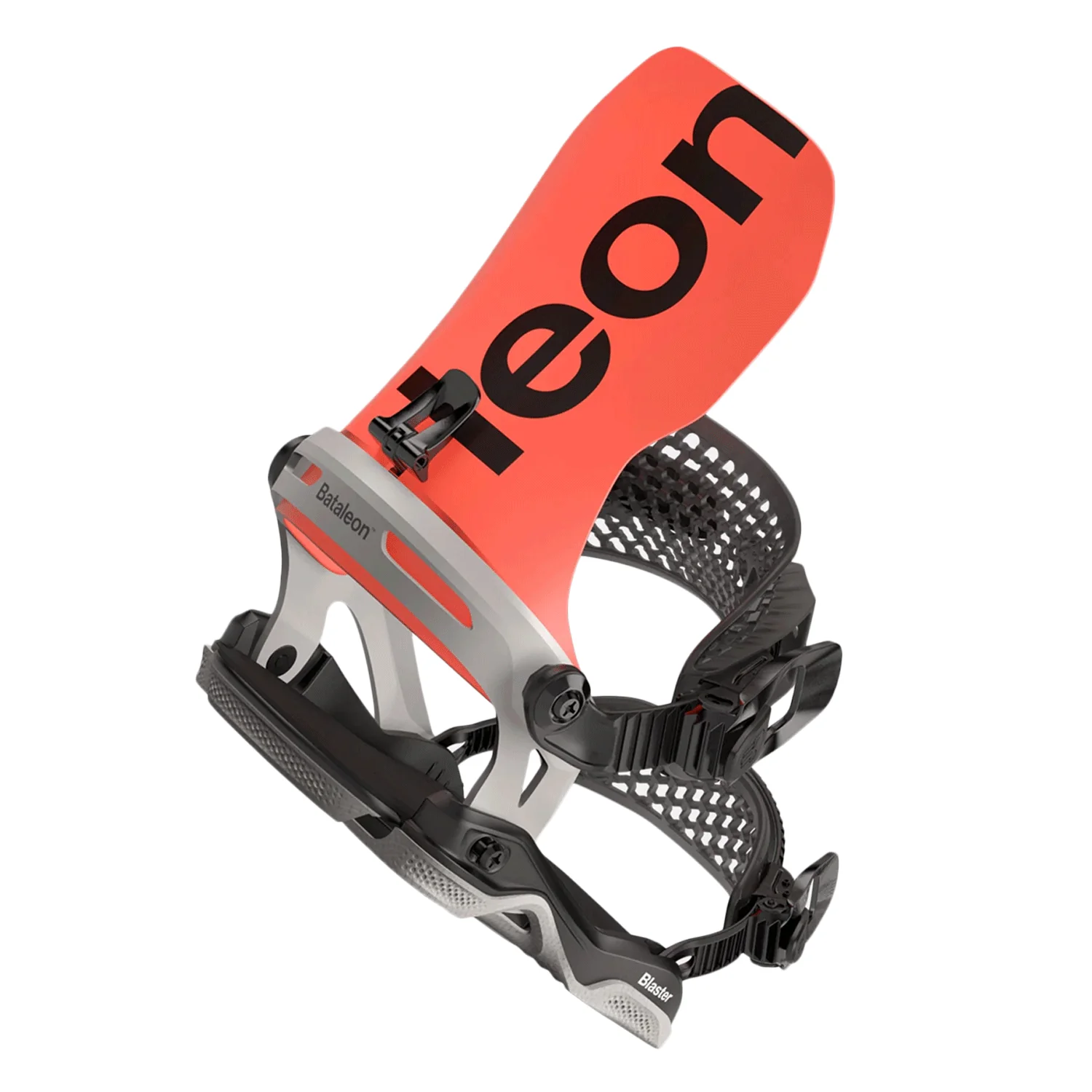 Bataleon Men's Blaster AW Snowboard Bindings 2024 Neon Red/Glacier Gray - Image 2