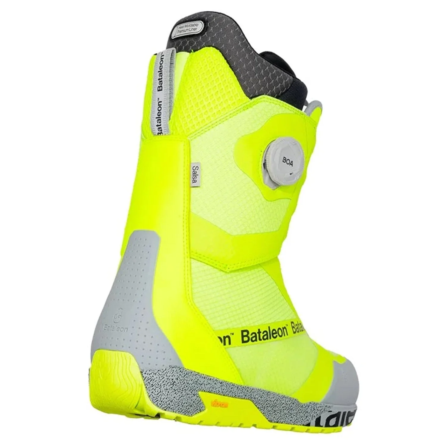Bataleon Men's Salsa Double BOA Snowboard Boots 2026 Neon Yellow - Image 3