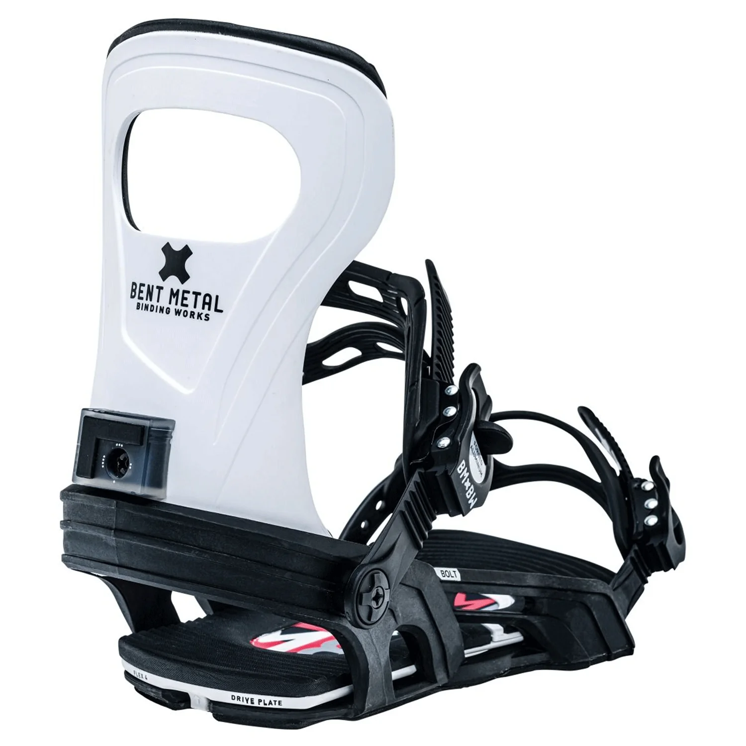 Bent Metal Men's Bolt Snowboard Bindings 2024 White