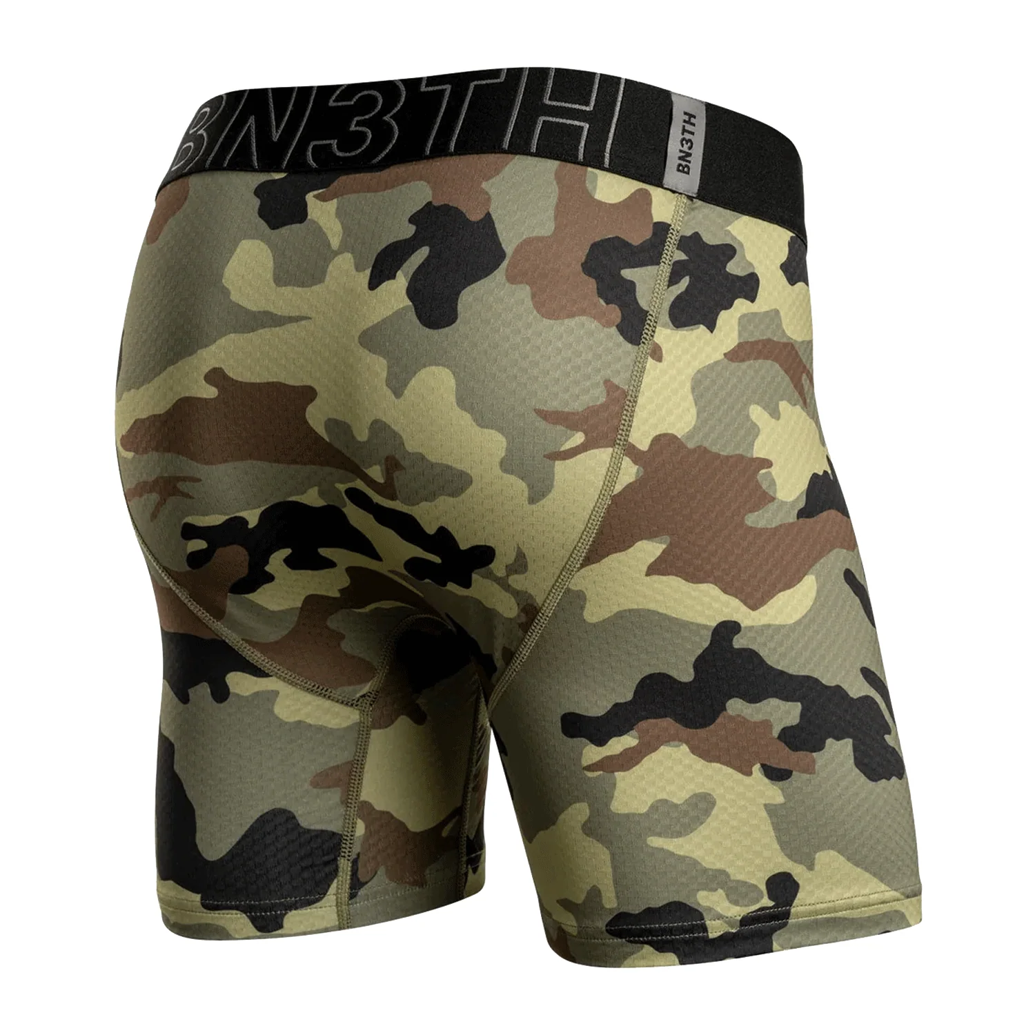 BN3TH Men's Entourage Boxer Brief Oversized Camo-Green - Image 2