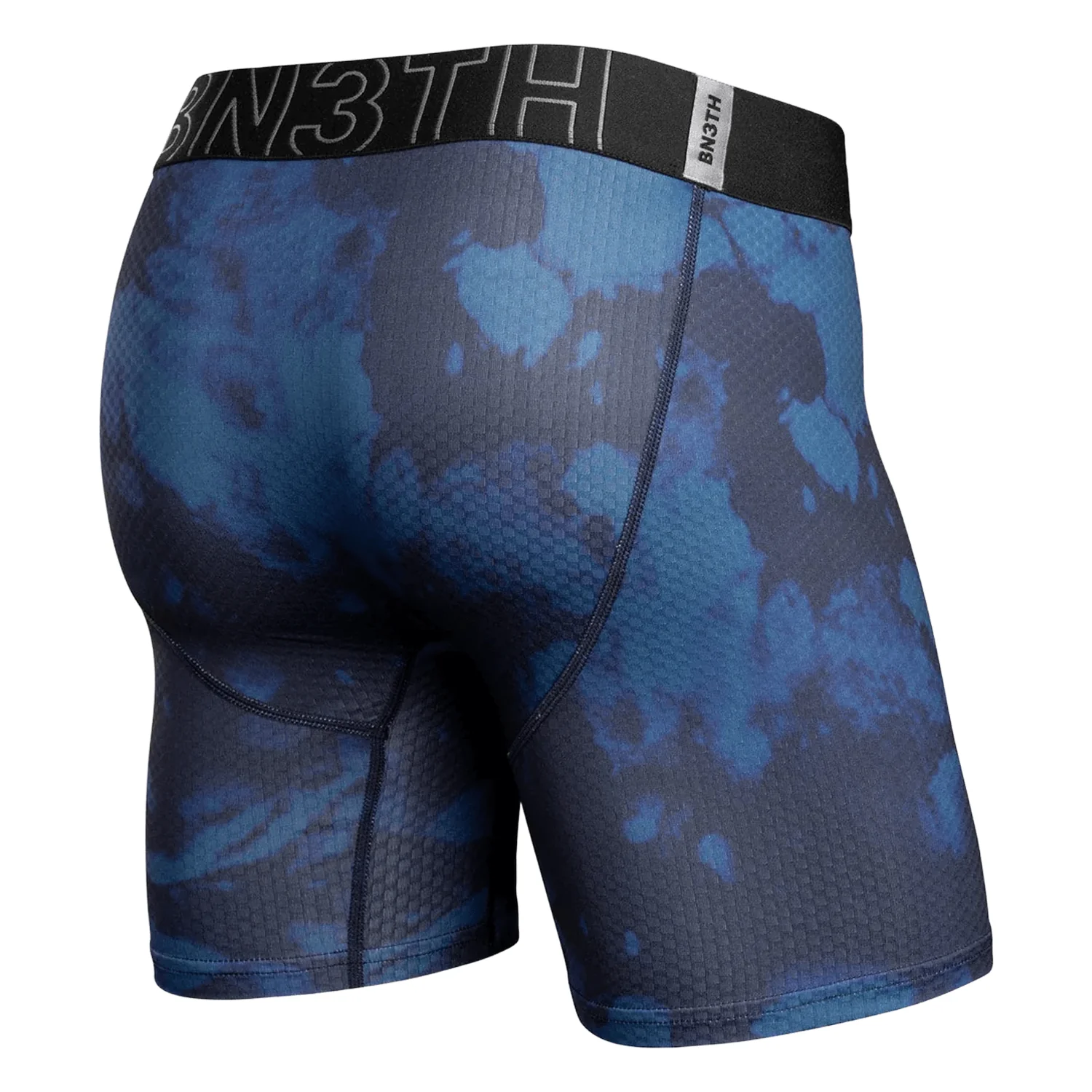 BN3TH Men's Pro Agua x Boxer Brief Washed Out-Navy - Image 2