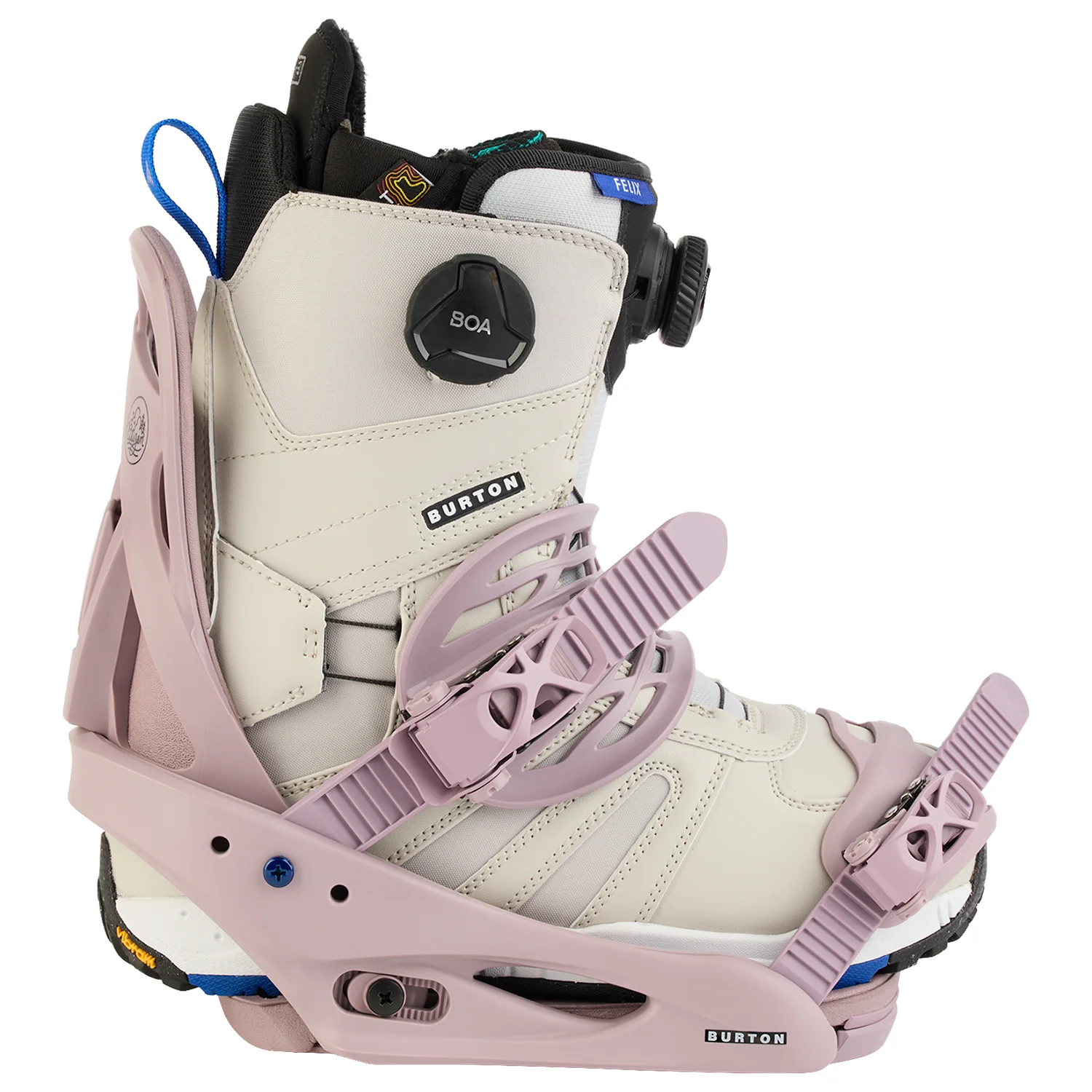 Burton Women's Citizen Re:Flex Snowboard Bindings 2024 Elderberry - Image 6