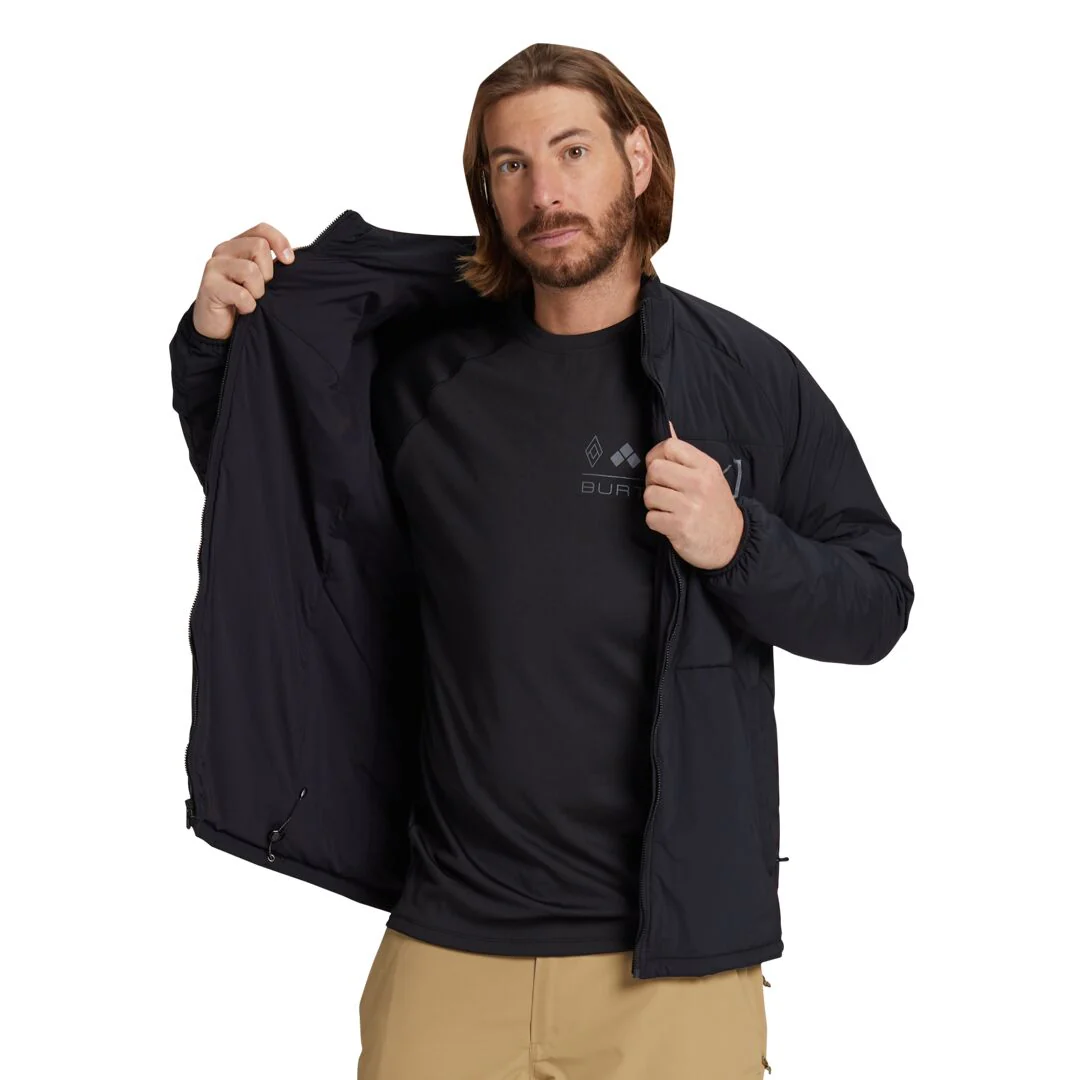 Burton Men's [ak] Helium Hooded Stretch Insulated Jacket 2024 True Black - Image 4
