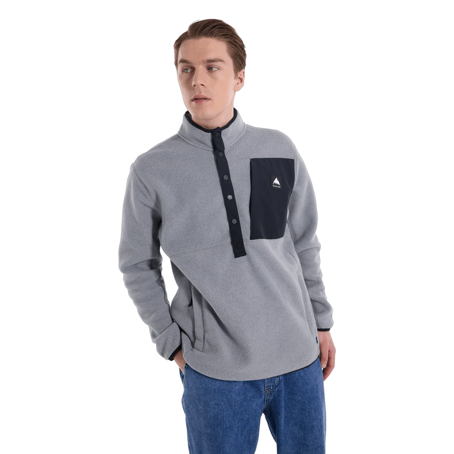 Burton Men's Cinder Pullover 2026 Grey Heather