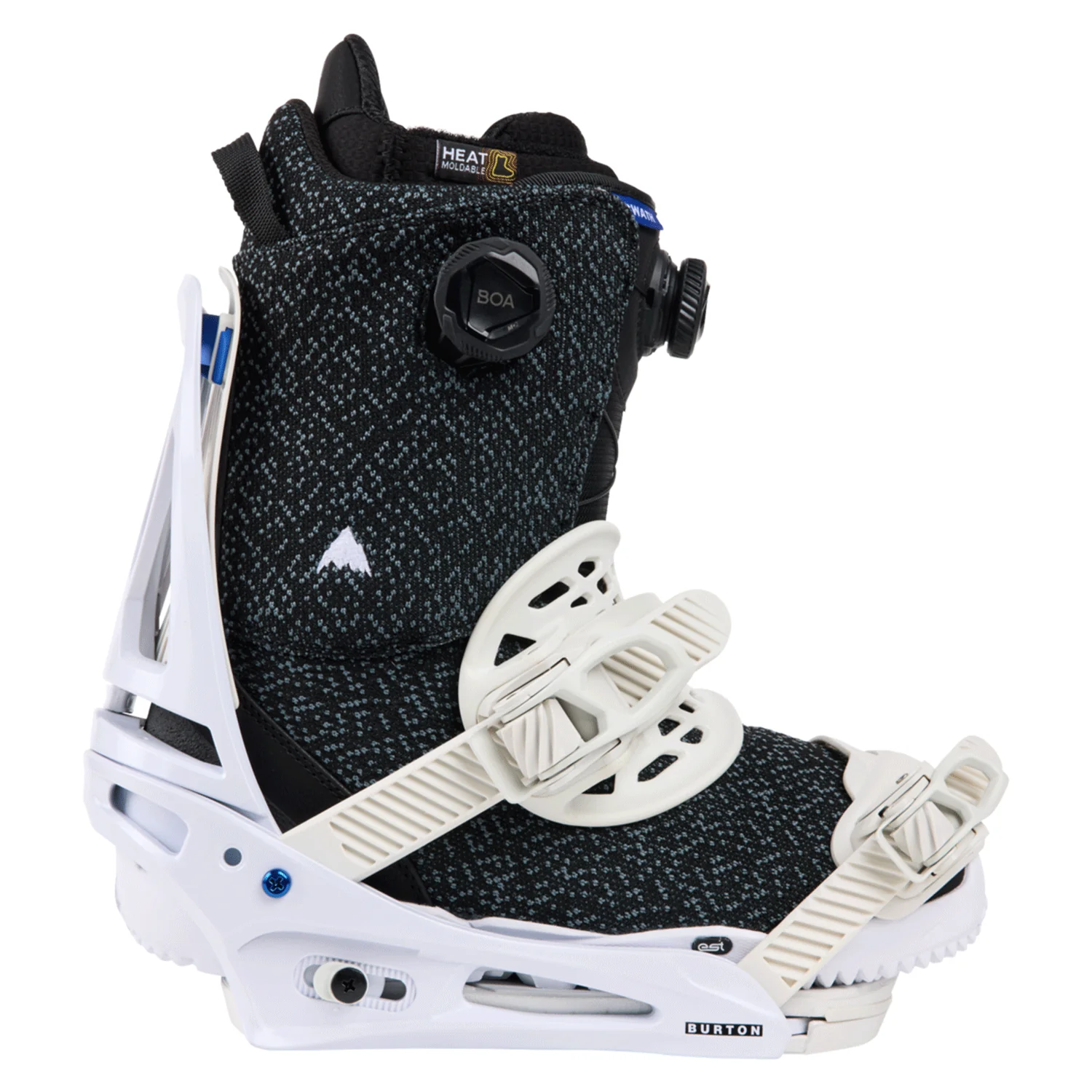 Burton Men's Genesis Snowboard Bindings 2025 White - Image 5