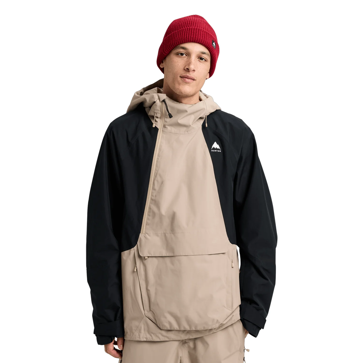 Burton Men's Reserve 2L Relaxed Anorak 2026 Summit Taupe/True Black