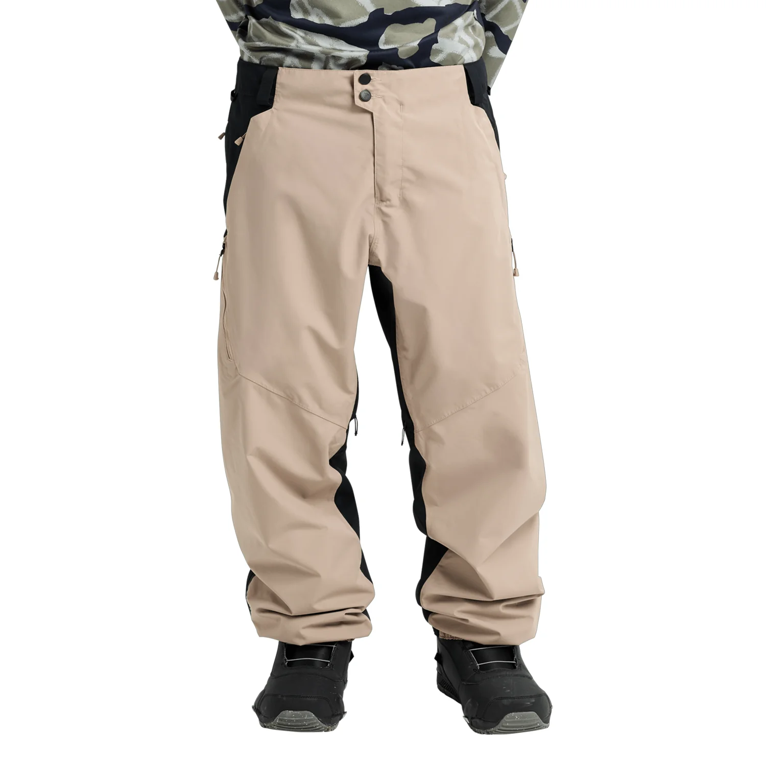 Burton Men's Reserve 2L Relaxed Pant 2026 Summit Taupe/True Black