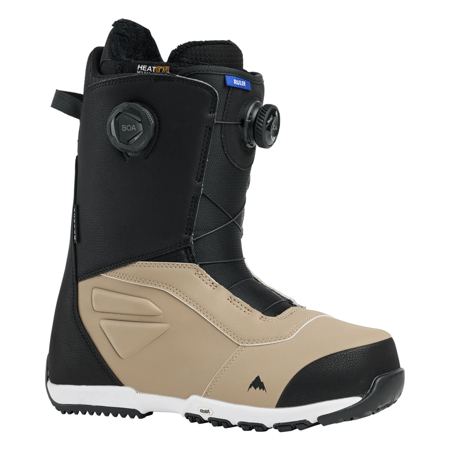 Burton Men's Ruler BOA Snowboard Boots 2026 Black/Summit Taupe