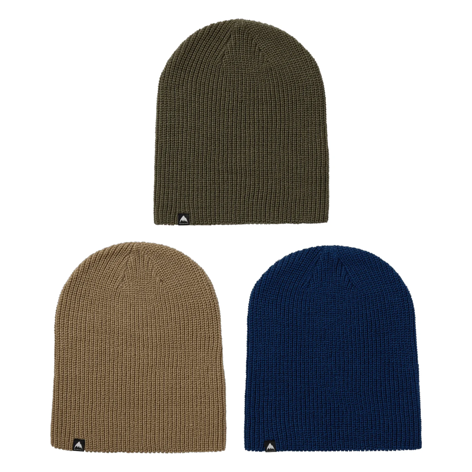 Burton Recycled Dnd Beanie (3 Pack) Nightfall/Summit Taupe/Forest Moss