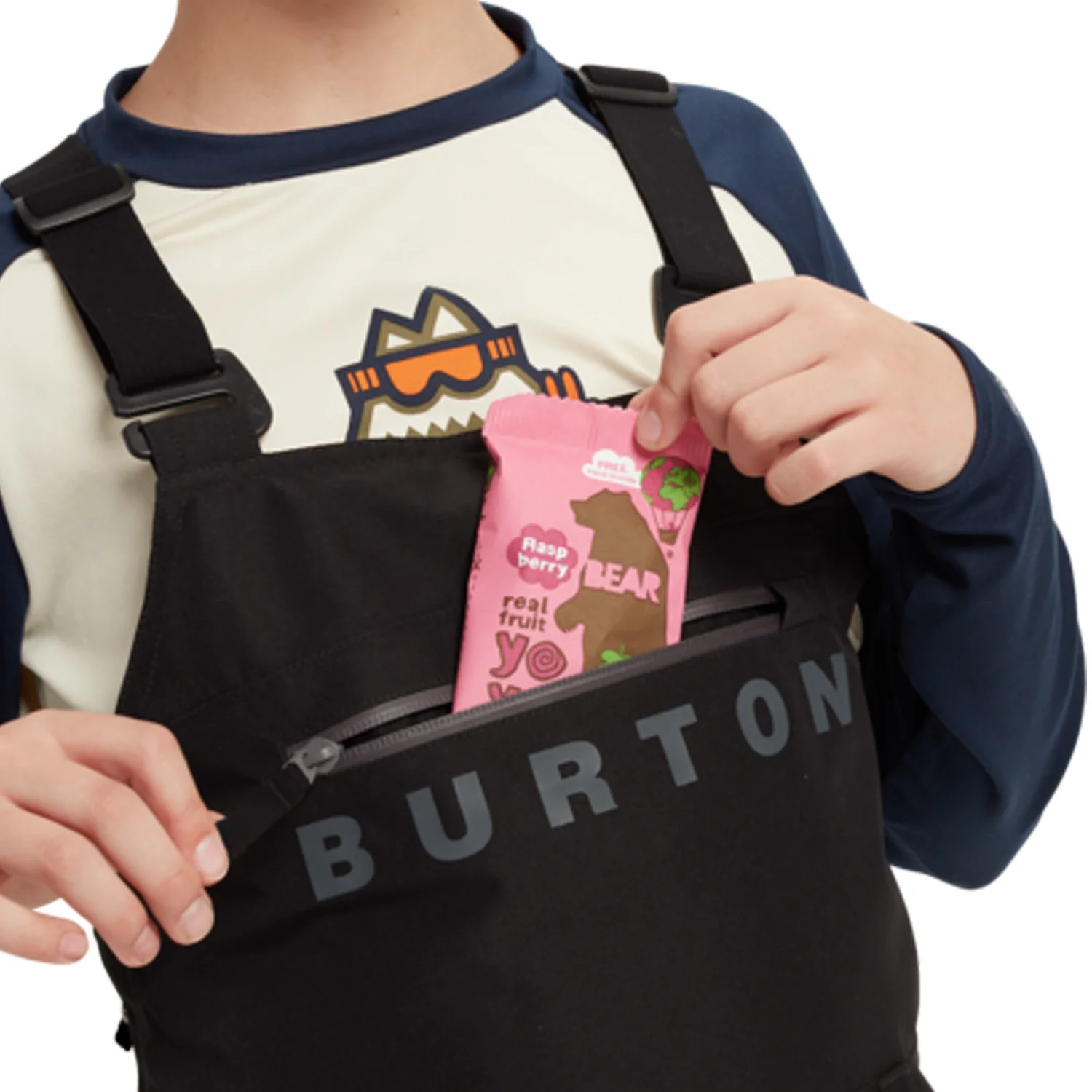 Burton Youth Stark 2L Gore-Tex Bib Pant 2024 True Black - Image 2