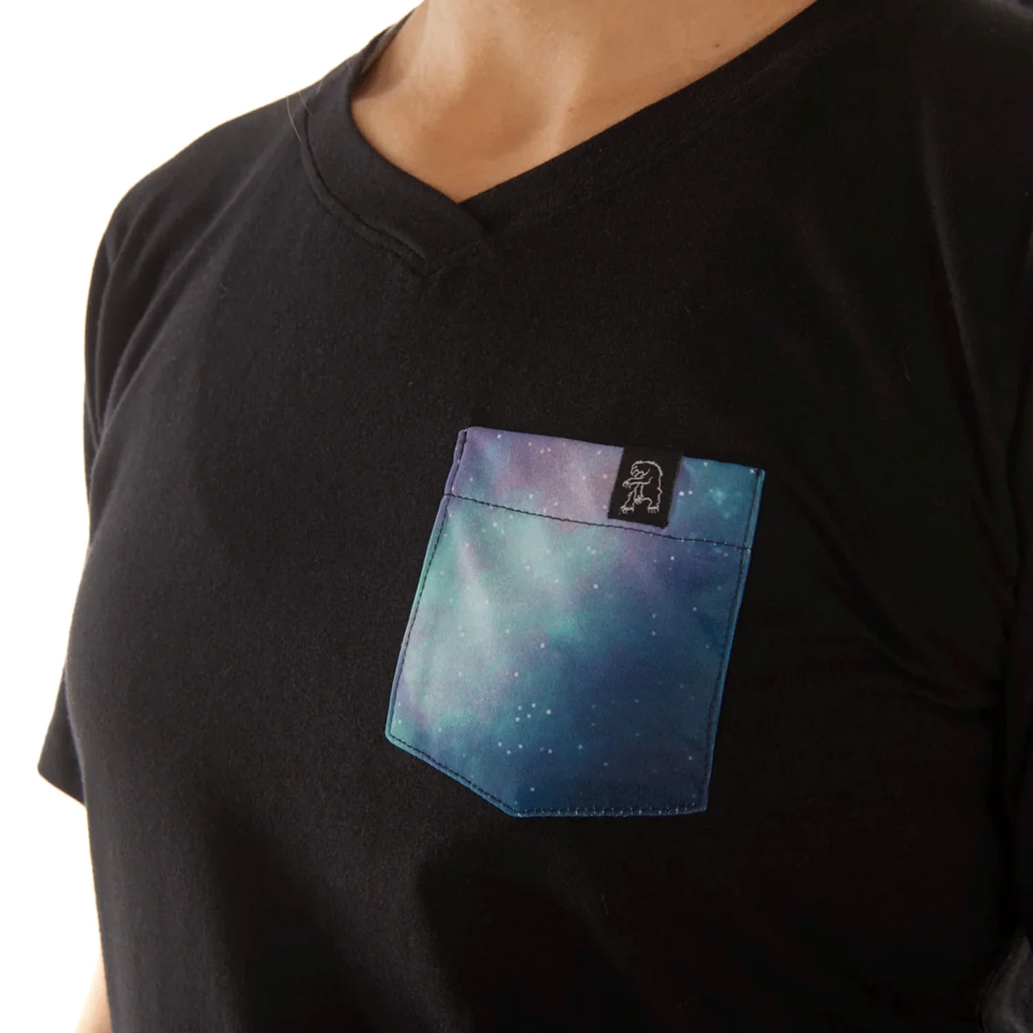 Chromag Women's A-OK Pocket Tech T Shirt Cosmo Blue - Image 2