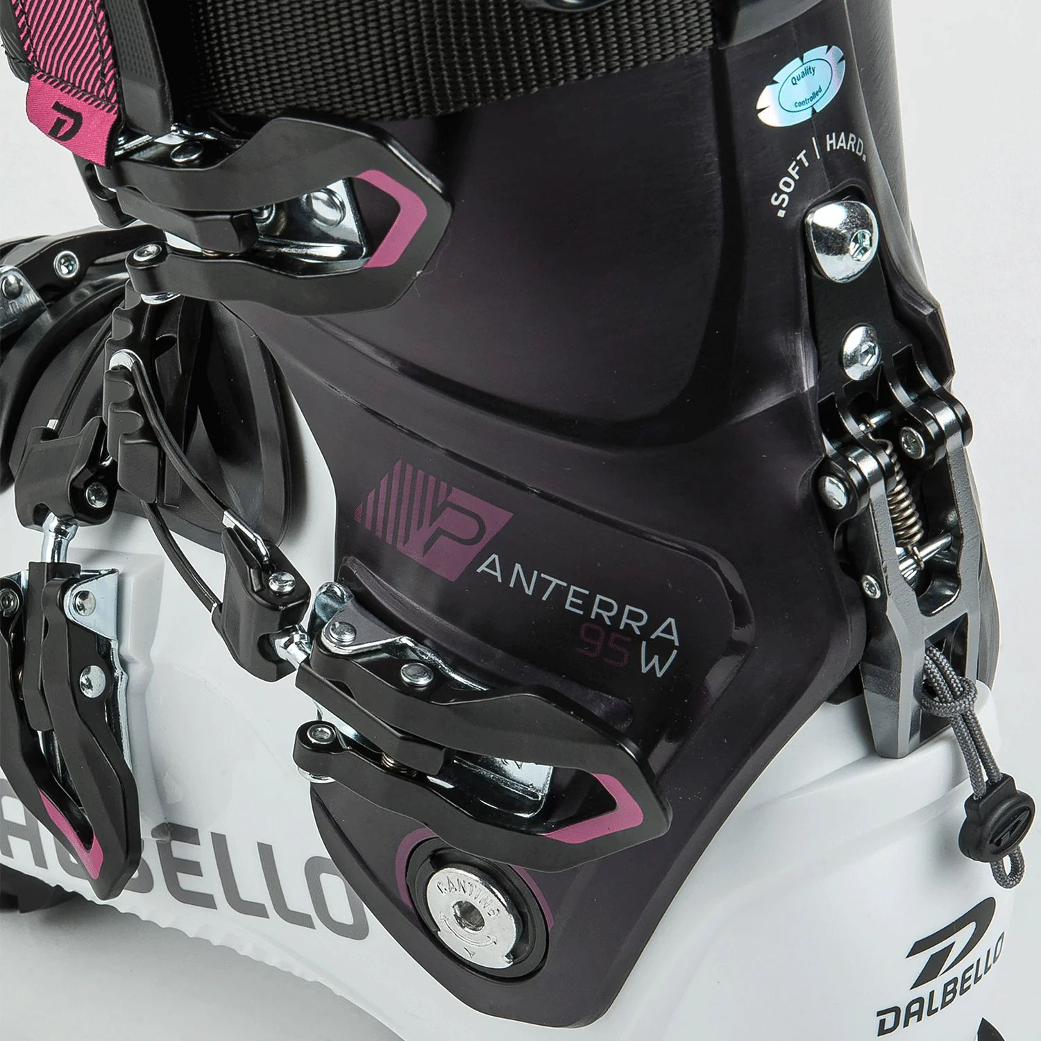 Dalbello Panterra 95 Women's LS Ski Boot 2024 White/Pearly Black - Image 2