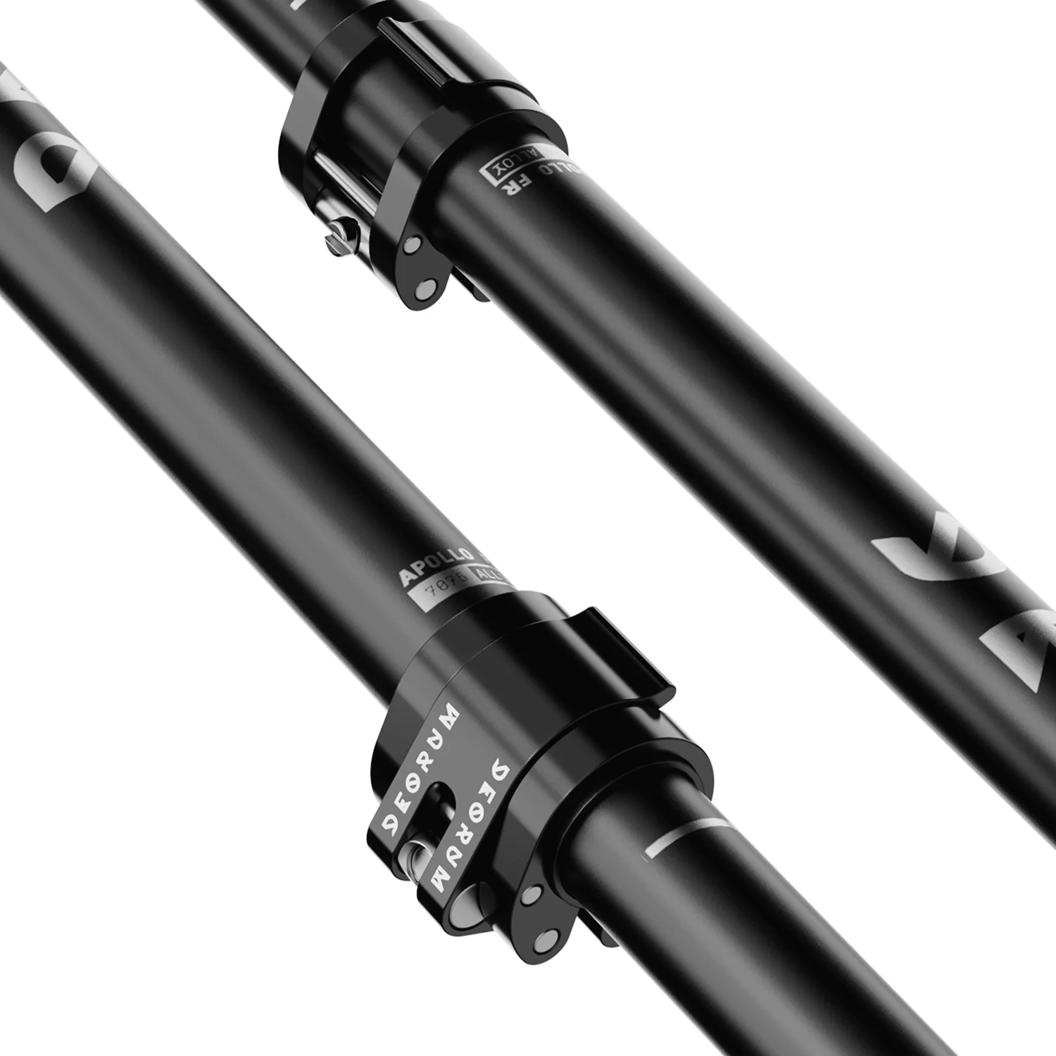 Deorum Apollo FR Ski Pole + Rav Basket Black 100 - Image 3