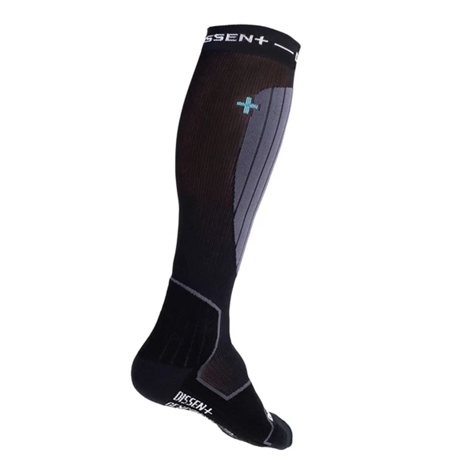 Dissent GFX Compression Hybrid DLX-Wool Sock Black - Image 2