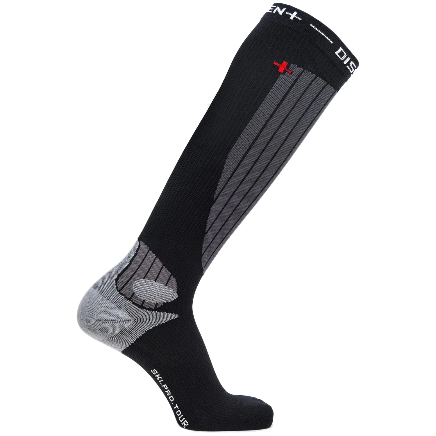 Dissent Pro Fit Compression Nano Tour Sock Black - Image 2