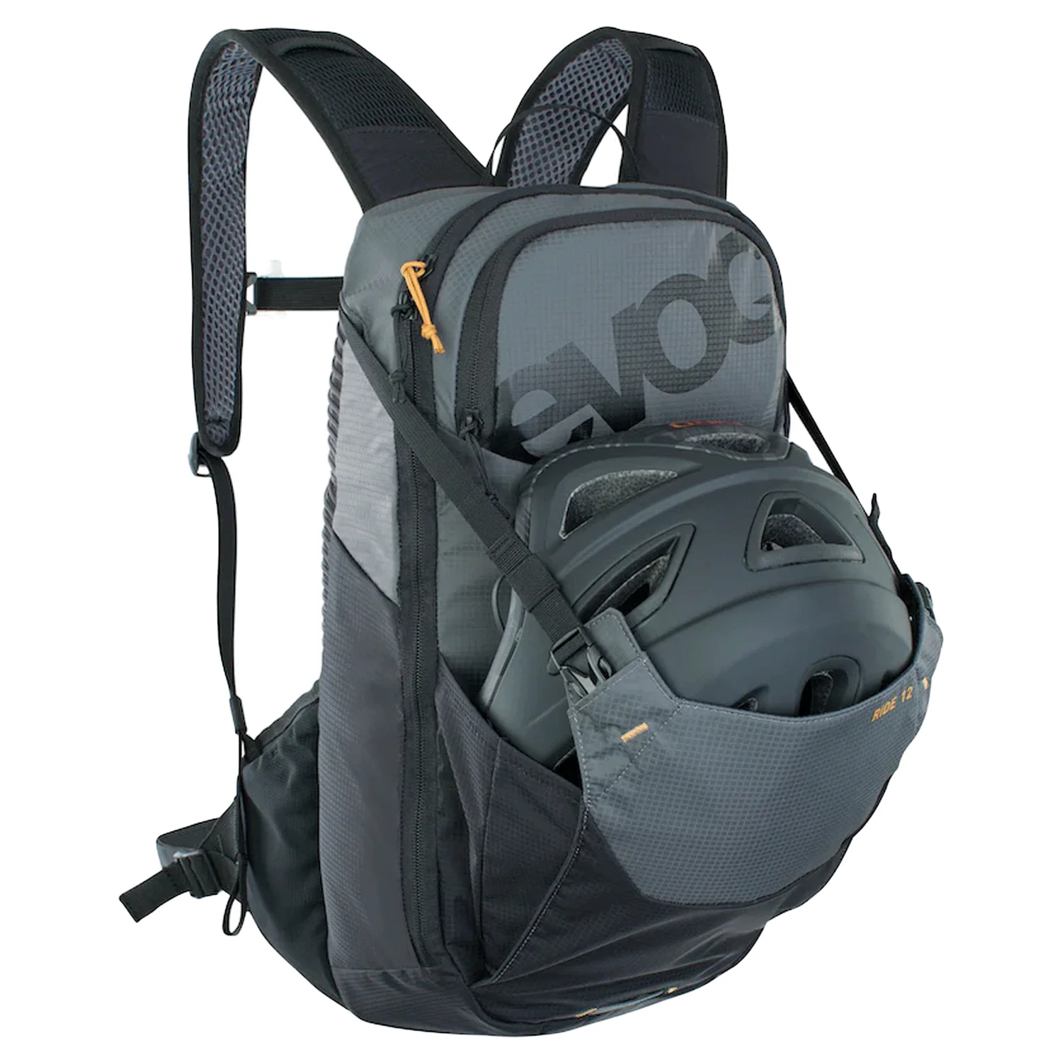 Evoc 12L Ride with 2L Bladder Hydration Bag Carbon/Grey - Image 3