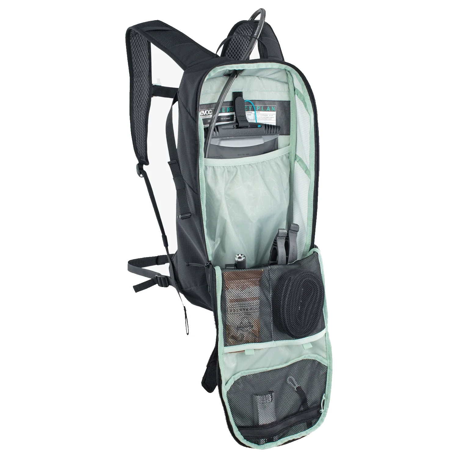 Evoc 8L Ride 8 with 2L Bladder Hydration Bag Black - Image 4