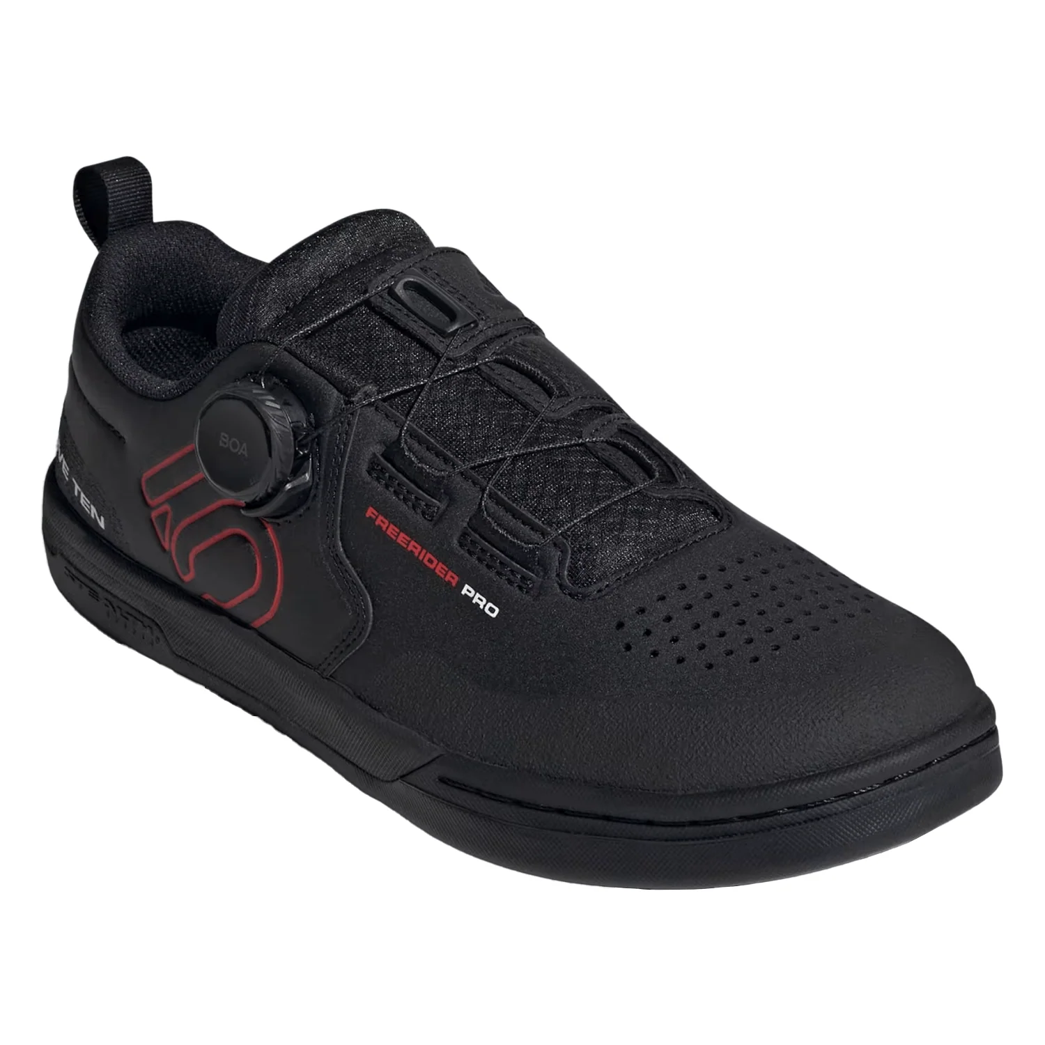 Five Ten Men's Freerider Pro BOA Mountain Bike Shoe Core Black/Red/Cloud White