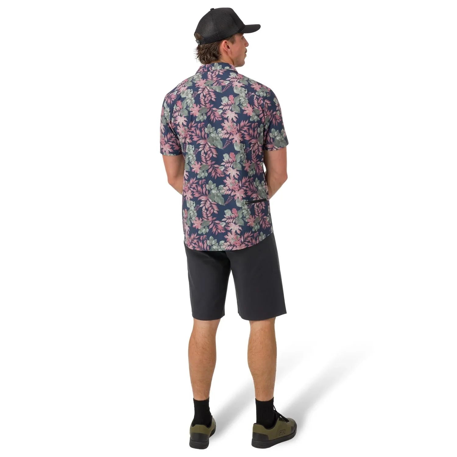 Flylow Men's Wesley Shirt Black/Garnet Forest - Image 2
