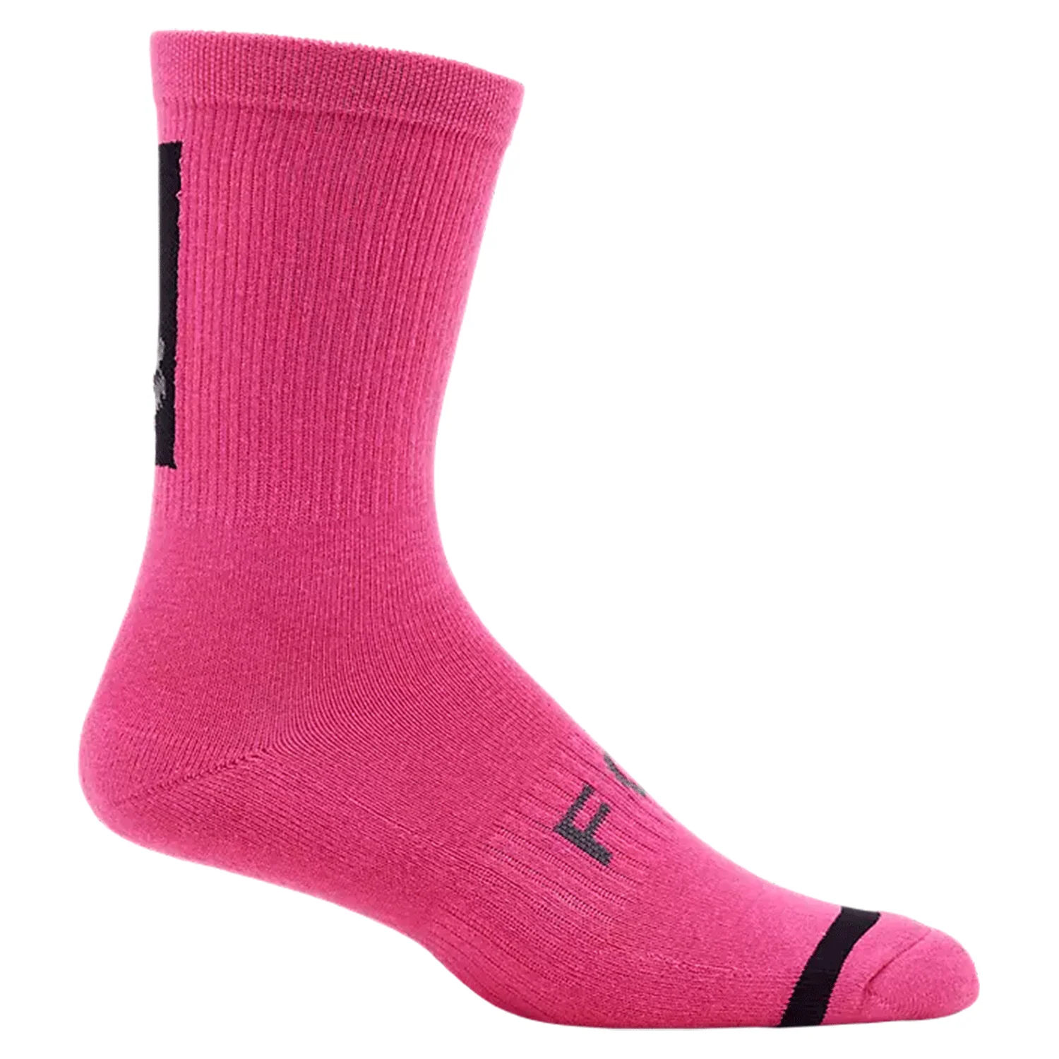 Fox 8" Defend Sock Pink