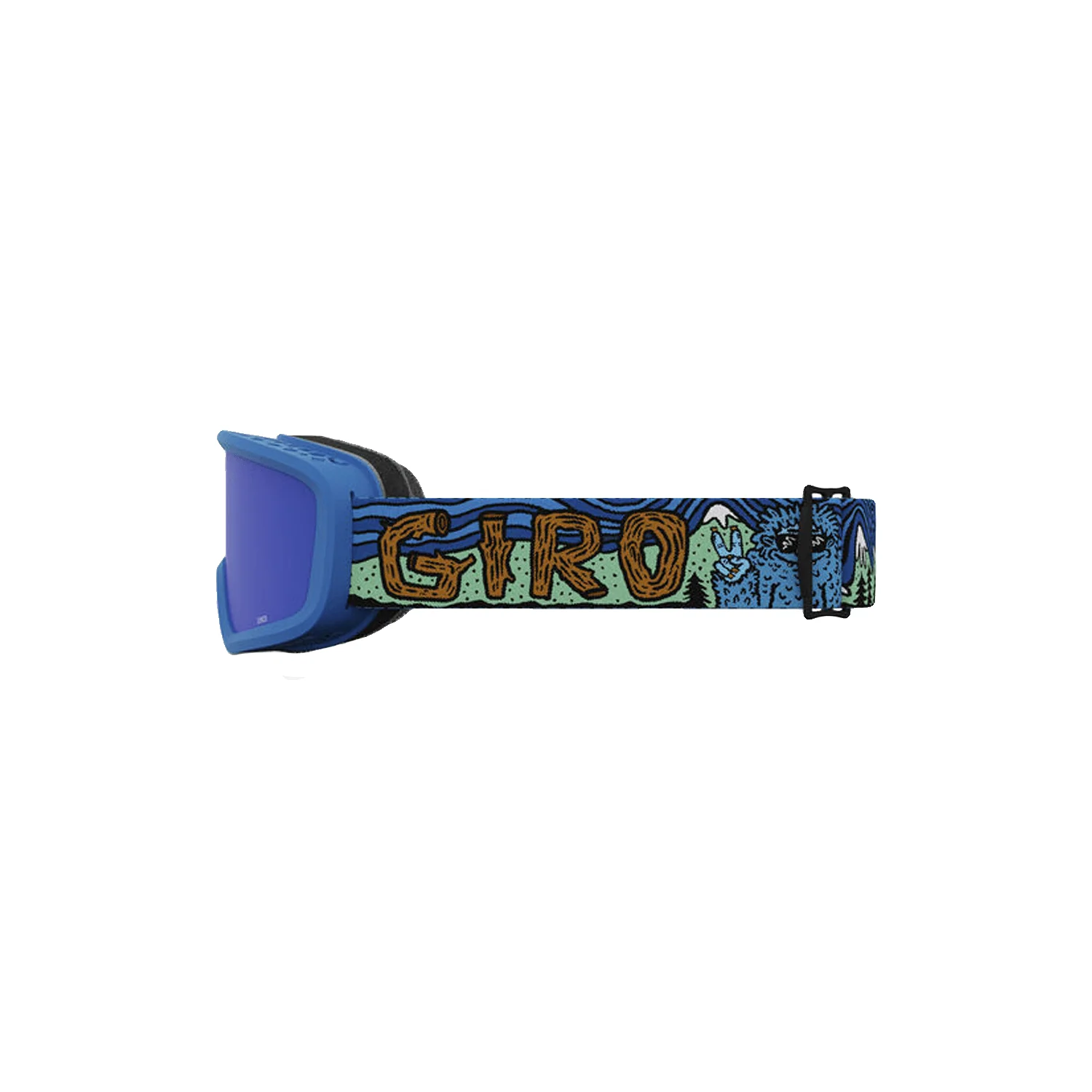 Giro Kids Chico 2.0 Flash Goggles Blue Shreddy Yeti/Grey Cobalt - Image 2