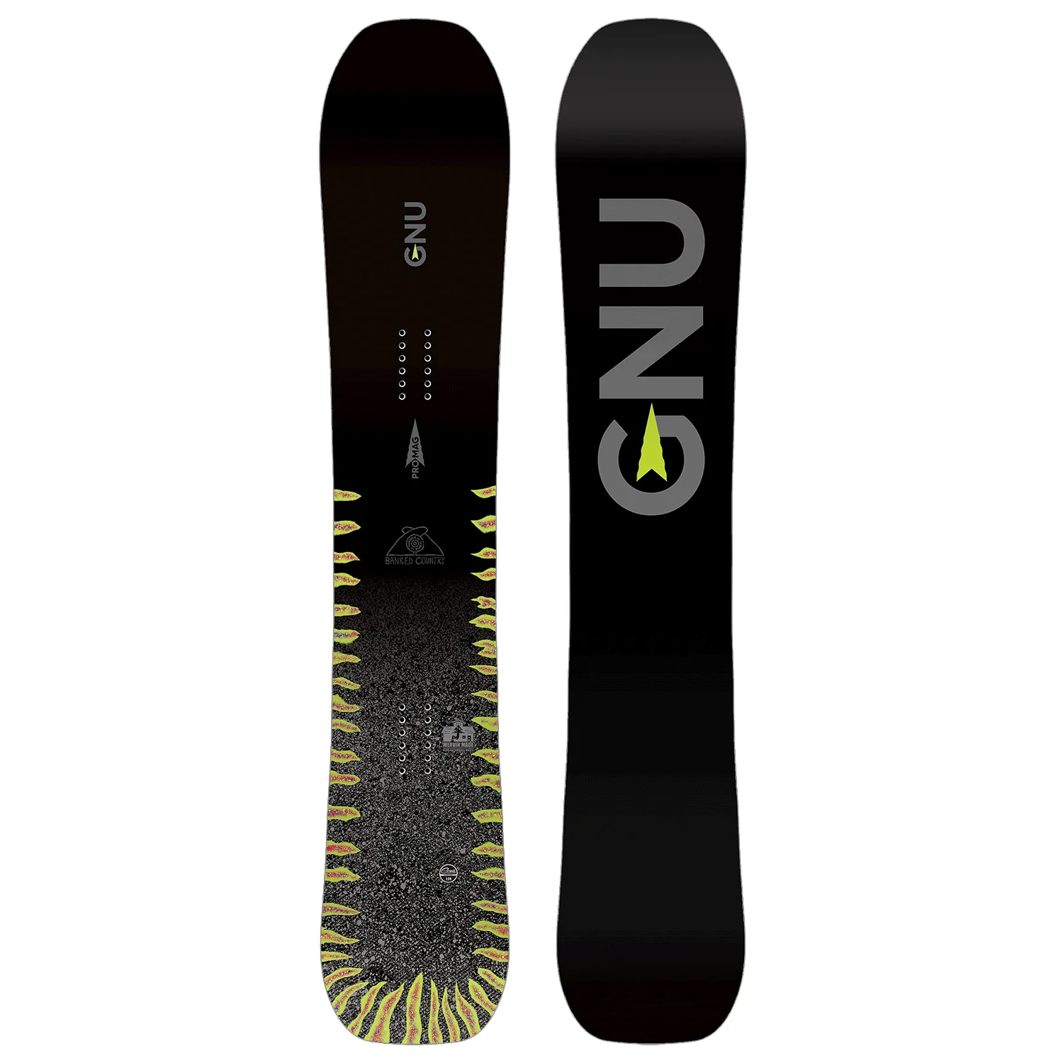 Gnu Men's Banked Country Snowboard 2024