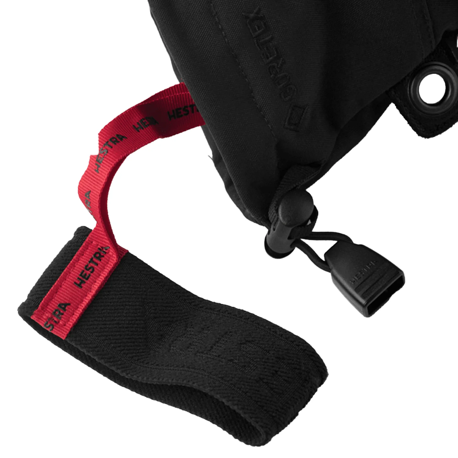 Hestra Army Leather Gore-tex Mitt Black/Black - Image 6