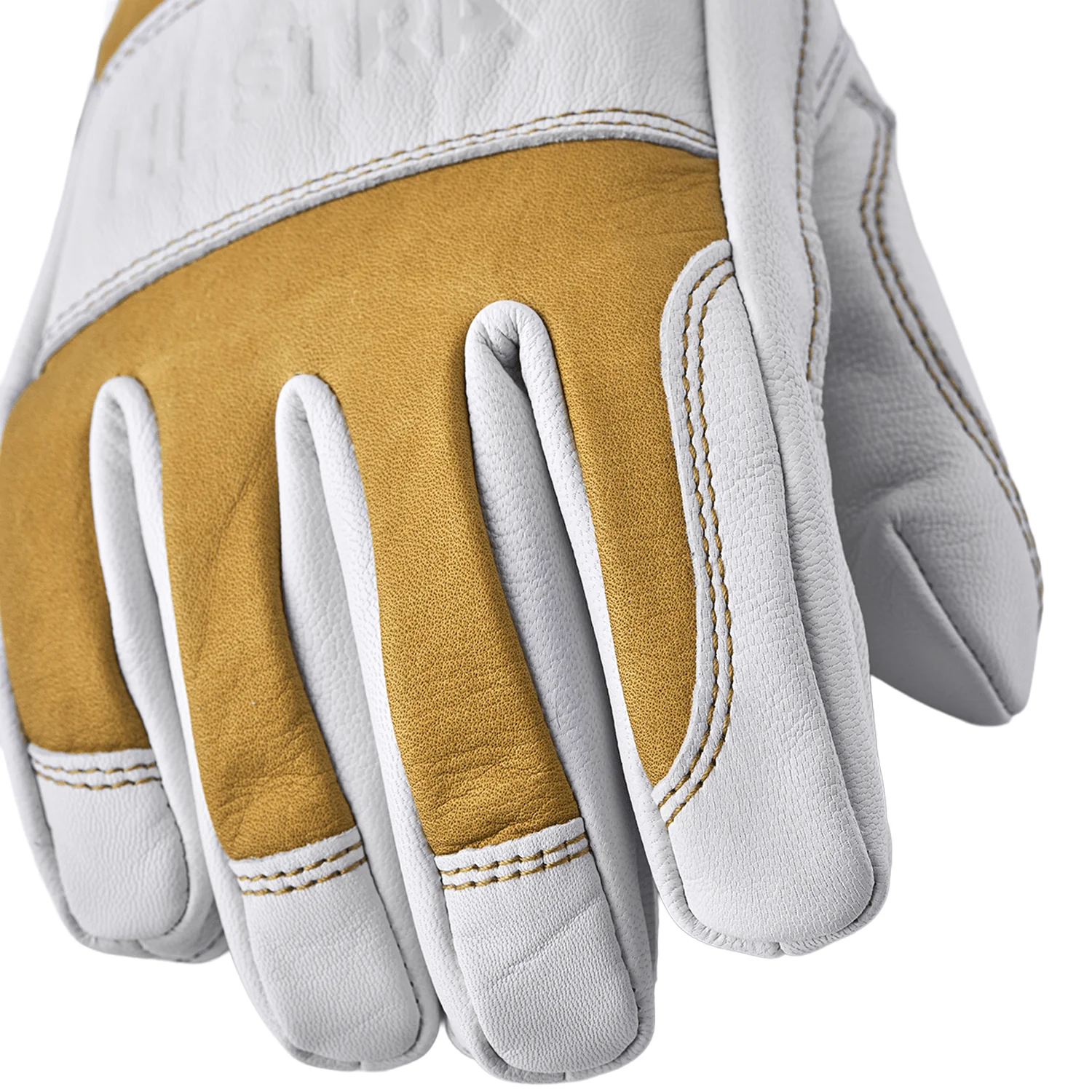 Hestra Men's Falt Guide Glove Natural Yellow/Off White - Image 2
