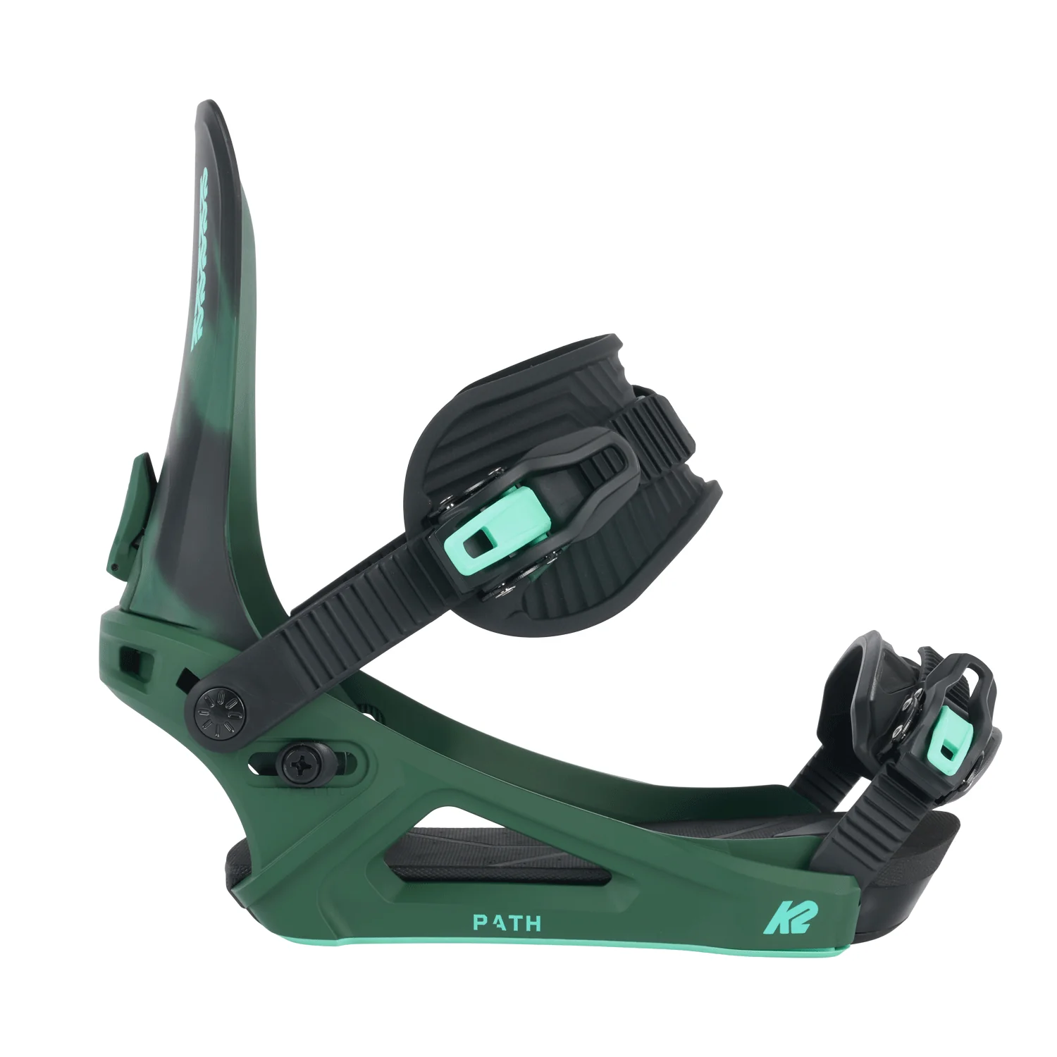 K2 Women's Path Snowboard Bindings 2024 Deep Green