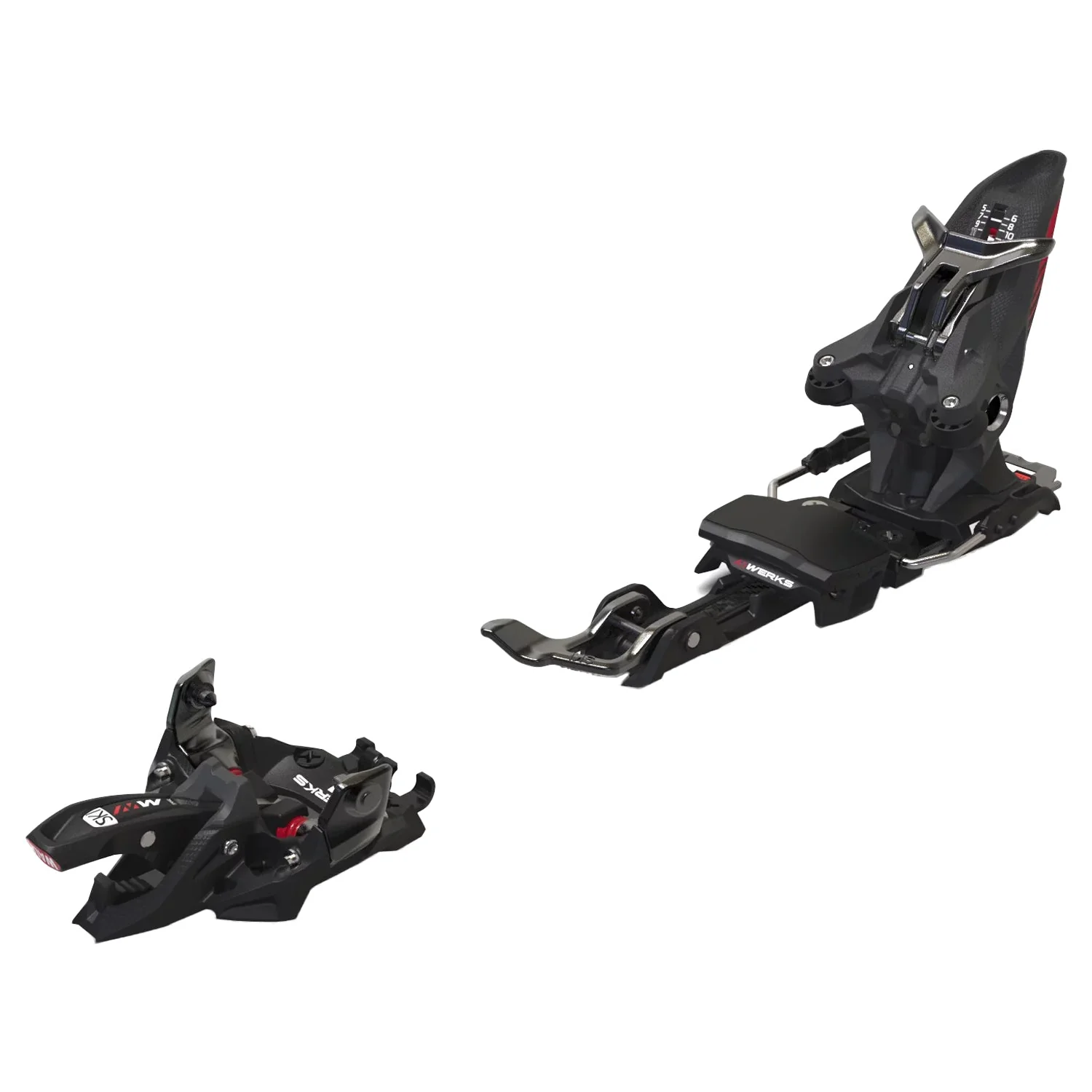 Marker Kingpin M-Werks 12 Ski Binding 2026 Black/Red