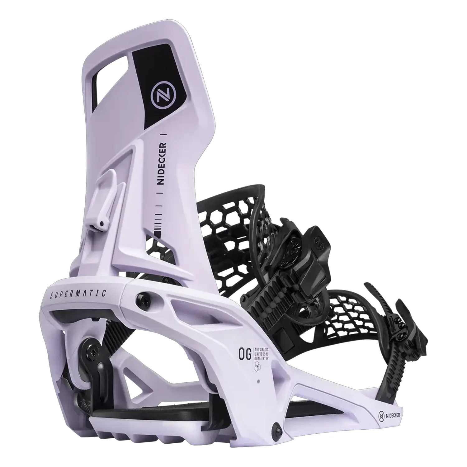 Nidecker OG Supermatic Snowboard Bindings 2026 Heather