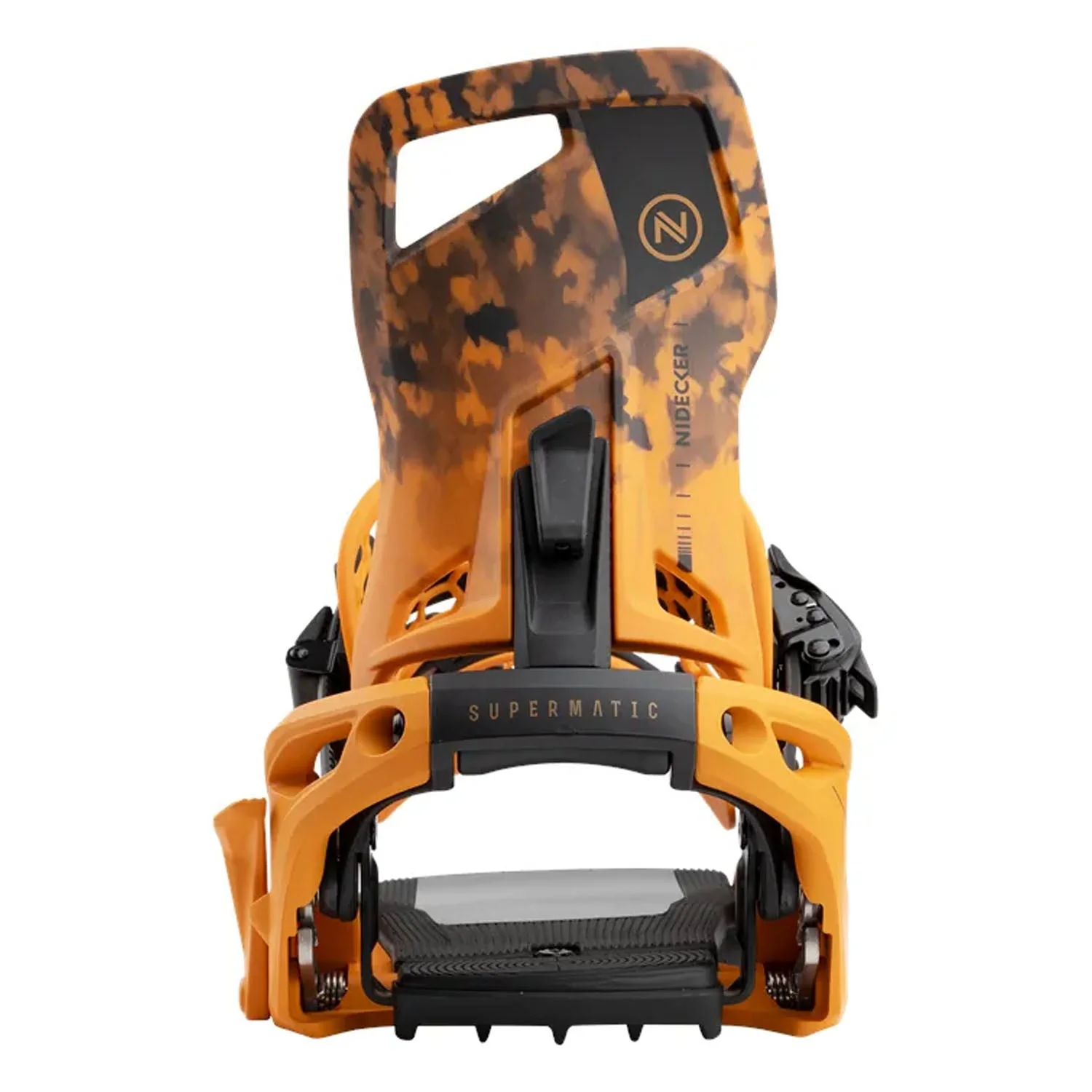 Nidecker Supermatic Snowboard Bindings 2025 Dune Orange - Image 3