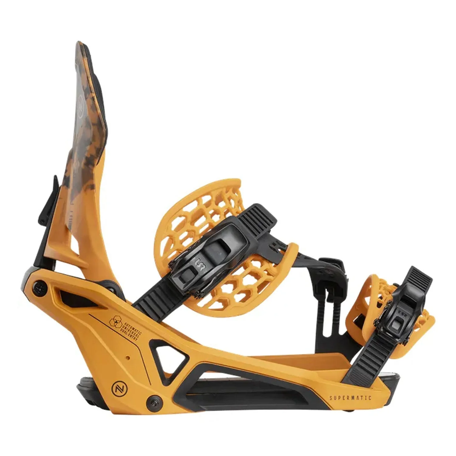 Nidecker Supermatic Snowboard Bindings 2025 Dune Orange - Image 4