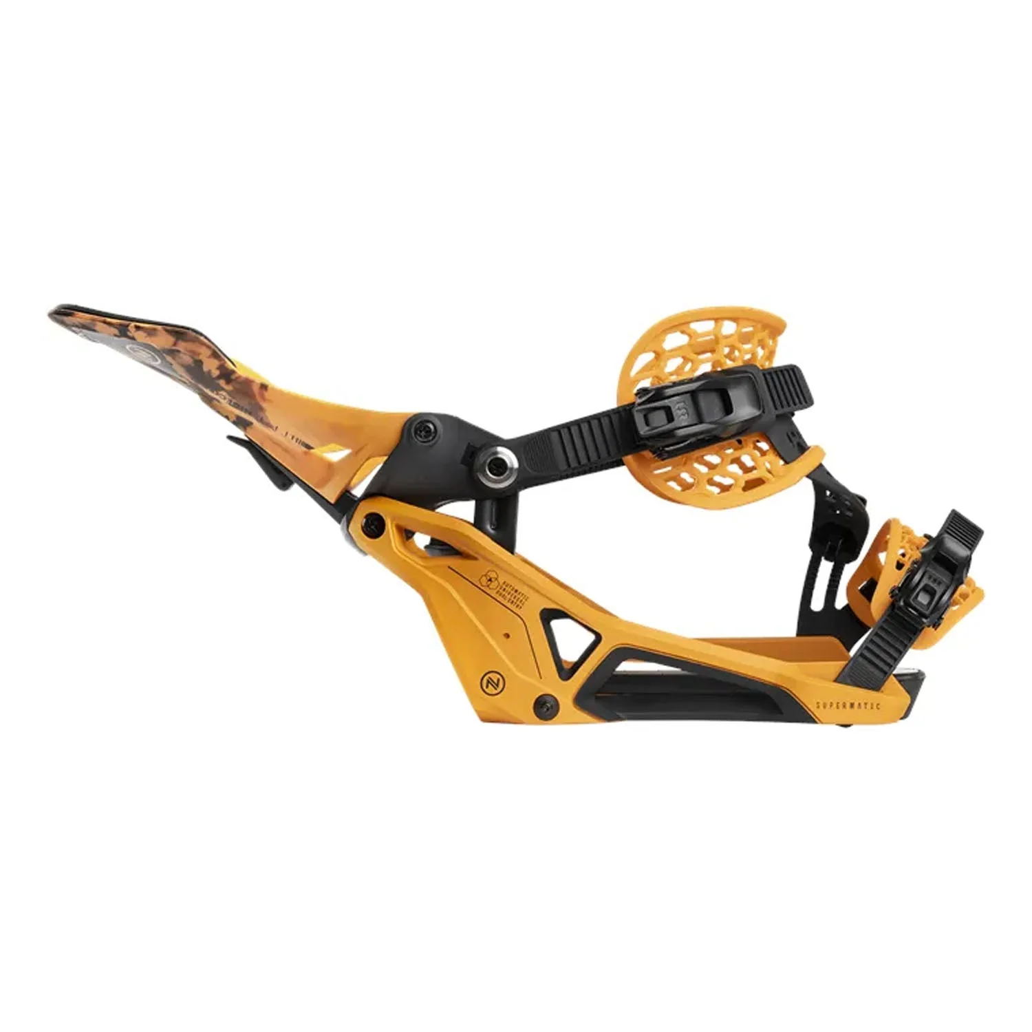 Nidecker Supermatic Snowboard Bindings 2025 Dune Orange - Image 5