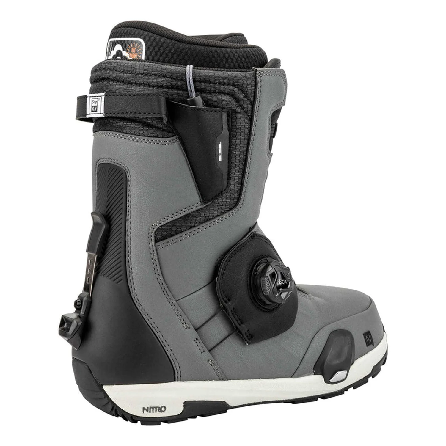 Nitro Men's Profile Step On TLS Snowboard Boots 2025 Charcoal - Image 2