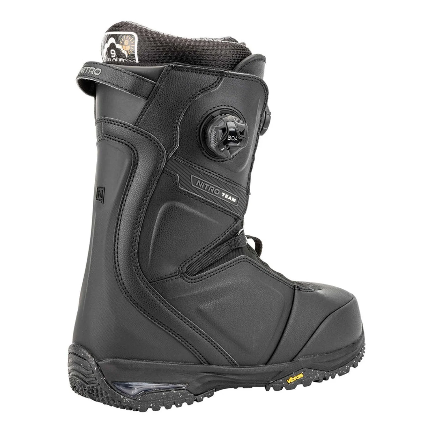 Nitro Men's Team BOA Snowboard Boots 2025 Black - Image 2