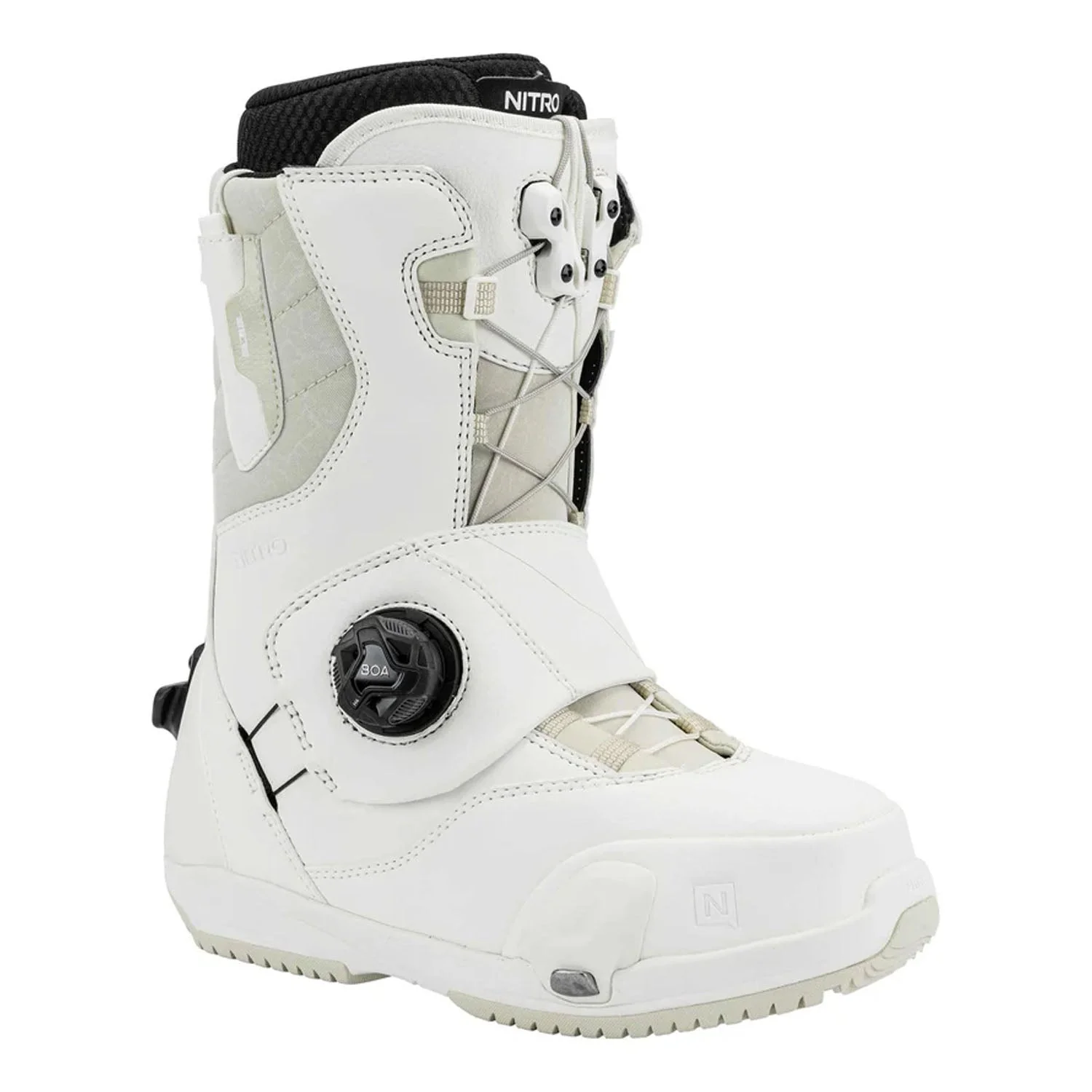Nitro Women's Cave Step On TLS Snowboard Boots 2025 White