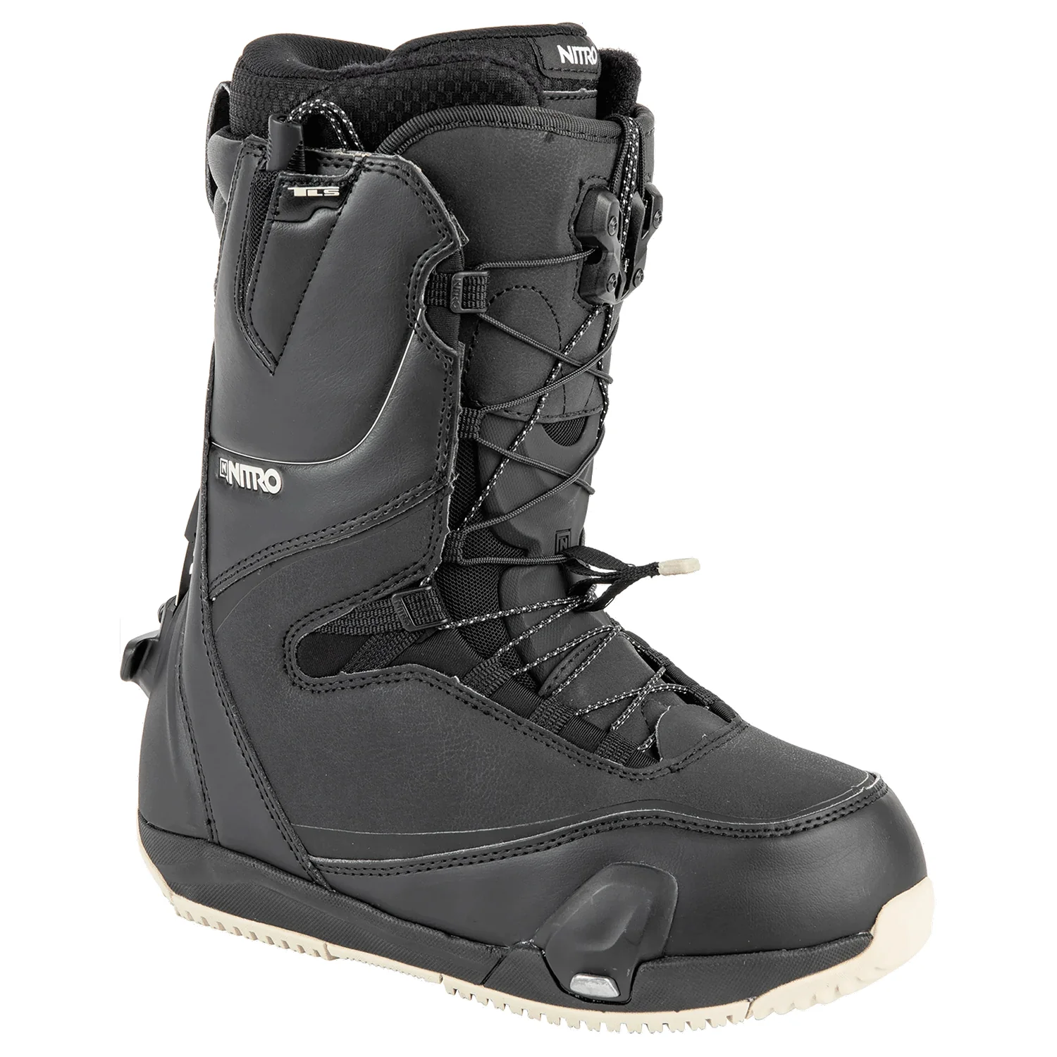 Nitro Women's Cave TLS Step On Snowboard Boots 2024 Black-Sand