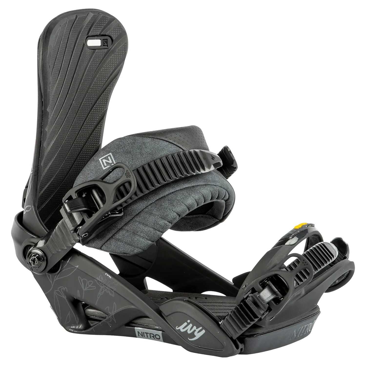 Nitro Women's Ivy Snowboard Bindings 2024 Ultra Black - Image 2